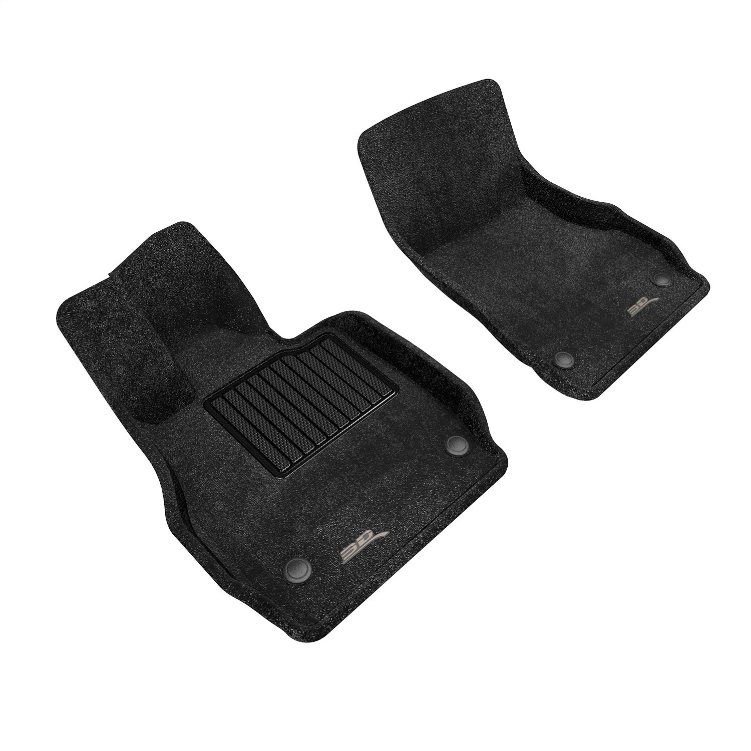 3D MAXpider L1CH09604009 PREMIUM Floor Mat; Black; 2 pc. Front Row; 3D MAXpider L1CH09604009