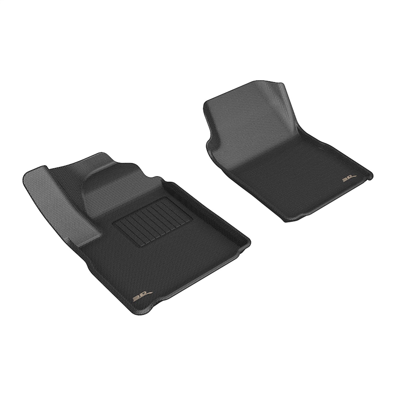 3D MAXpider L1CH11311509 KAGU Floor Mat; Black; 2 pc. Front Row; 3D MAXpider L1CH11311509