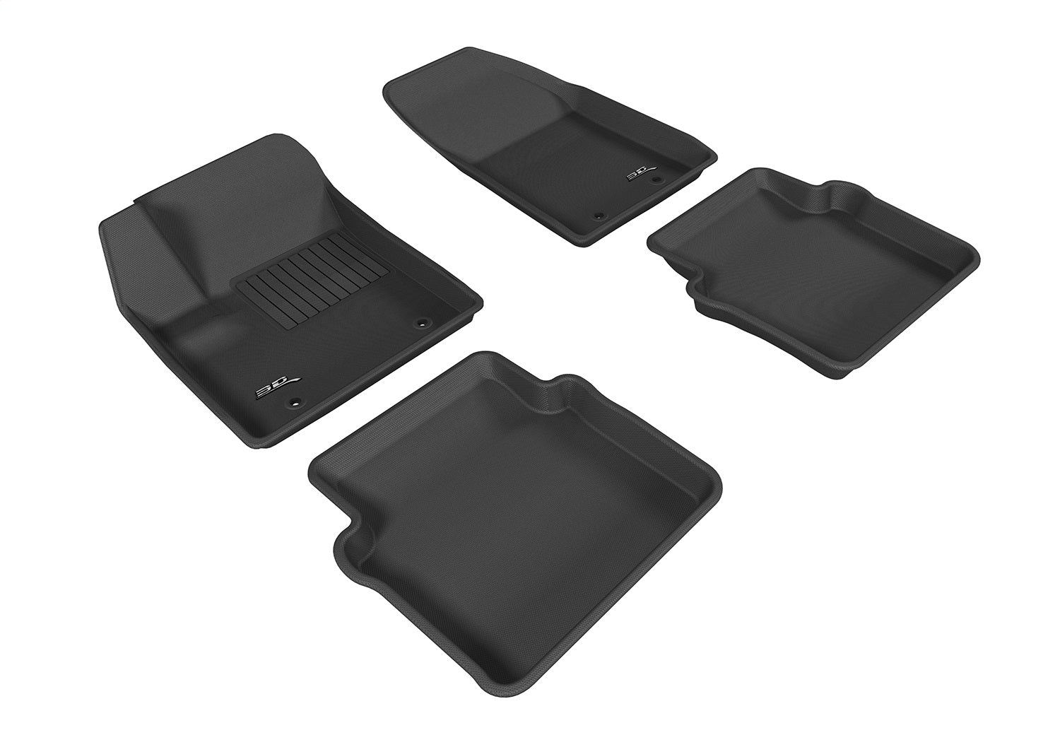 3D MAXpider L1CY00201501 KAGU Floor Mat; Gray; 4 pc.; Front and Rear; [Available While Supplies Last]; 3D MAXpider L1CY00201501