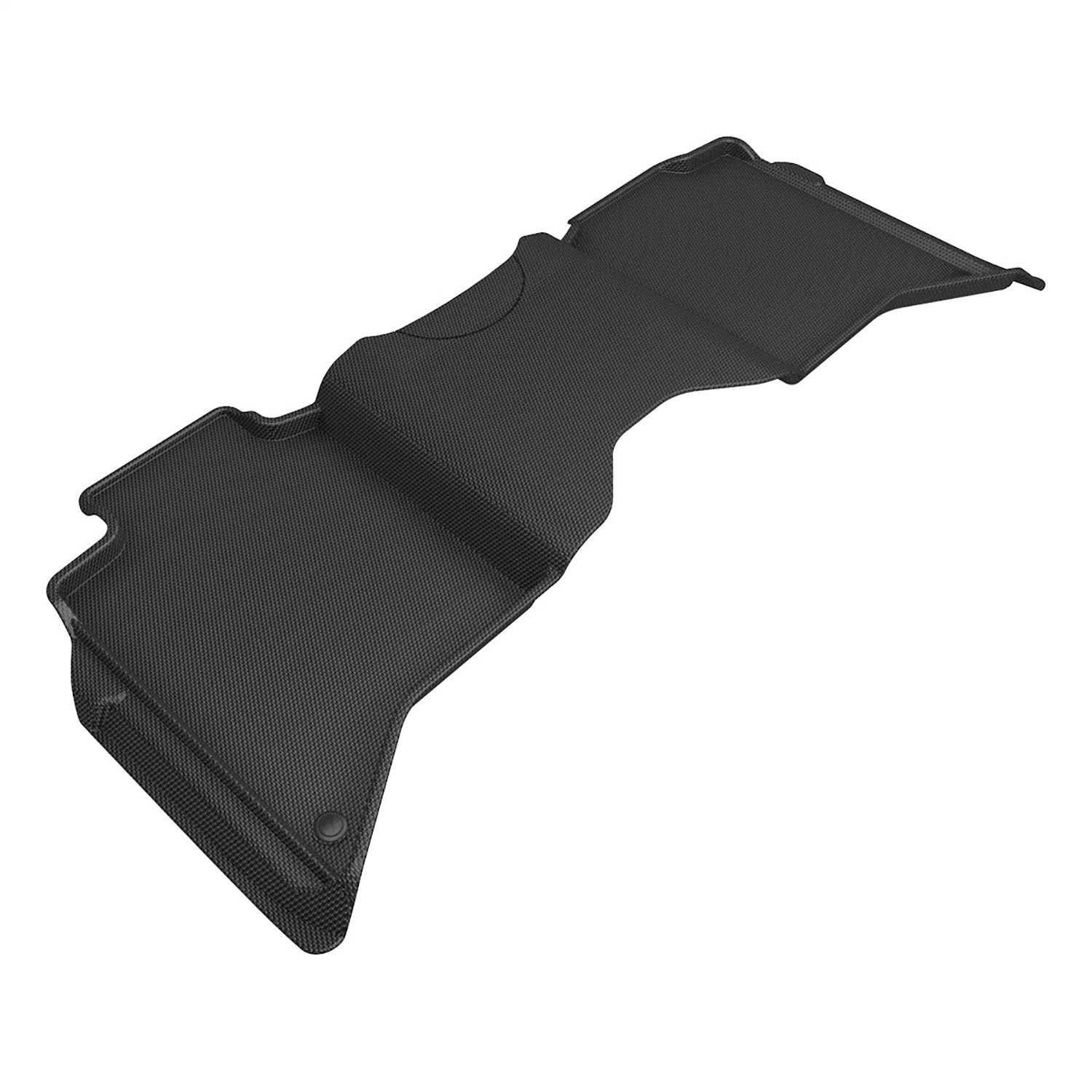 3D MAXpider L1DG03721509 KAGU Floor Mat; Black; 1 pc. 2nd Row; For Bucket Seat Only; 3D MAXpider L1DG03721509