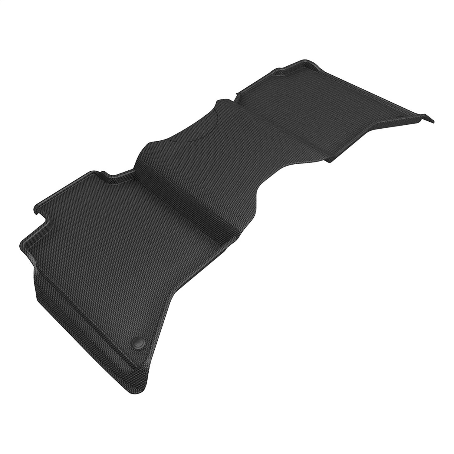 3D MAXpider L1DG03921509 KAGU Floor Mat; Black; 1 pc. 2nd Row; For Bucket Seat Only; 3D MAXpider L1DG03921509