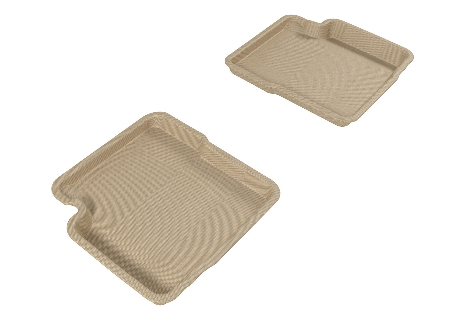 3D MAXpider L1FA00321502 KAGU Floor Mat; Tan; 2 pc.; Rear; [Available While Supplies Last]; 3D MAXpider L1FA00321502