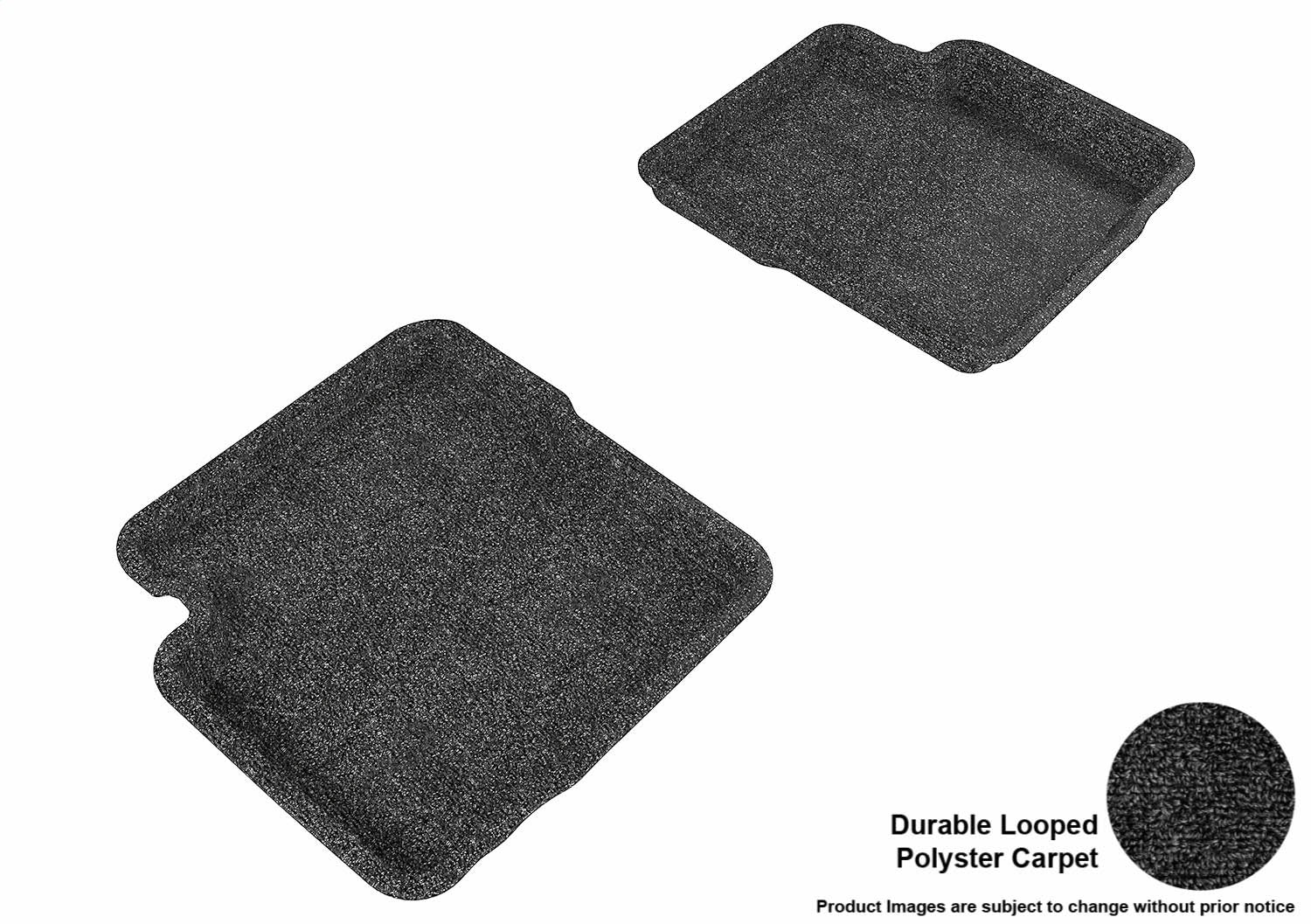 3D MAXpider L1FA00322209 CLASSIC Floor Mat; Black; 2 pc.; Rear; [Available While Supplies Last]; 3D MAXpider L1FA00322209
