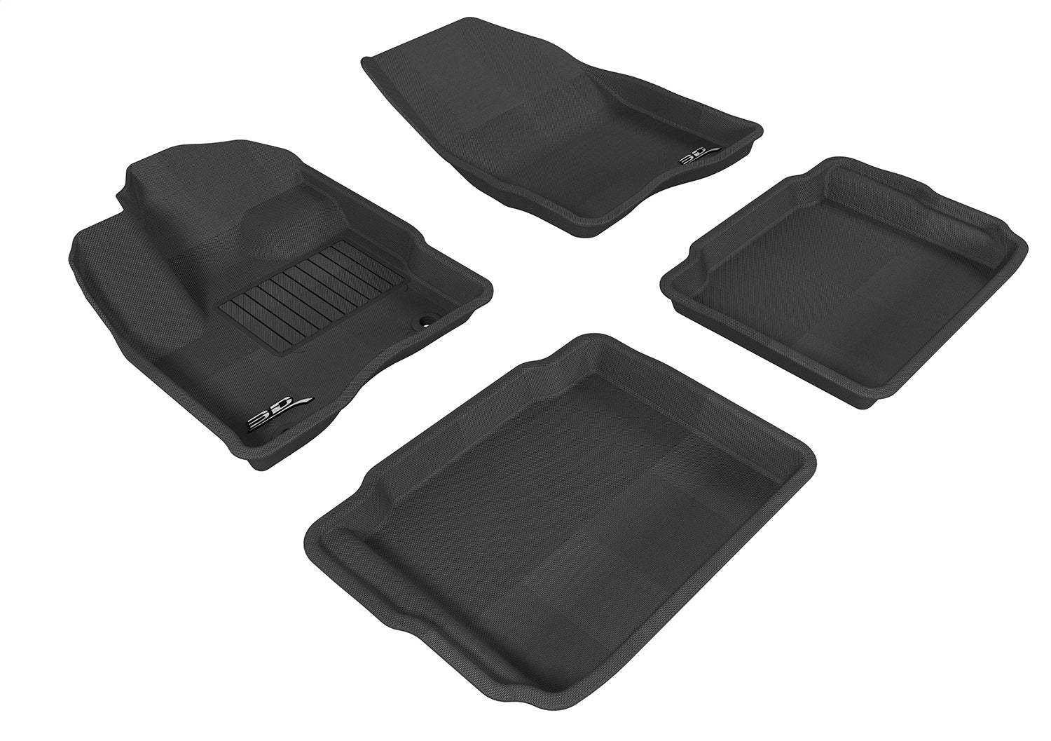 3D MAXpider L1FR01801501 KAGU Floor Mat; Gray; 4 pc.; Front and Rear; [Available While Supplies Last]; 3D MAXpider L1FR01801501