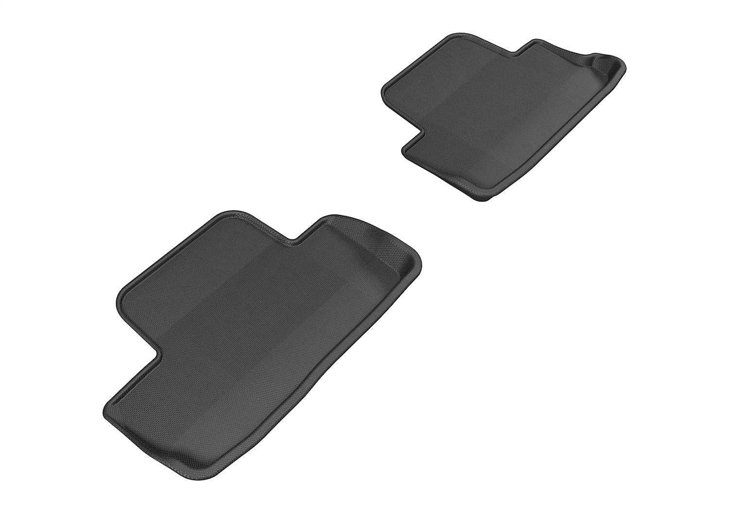 3D MAXpider L1FR06521509 KAGU Floor Mat; Black; 2 pc.; Rear; 3D MAXpider L1FR06521509