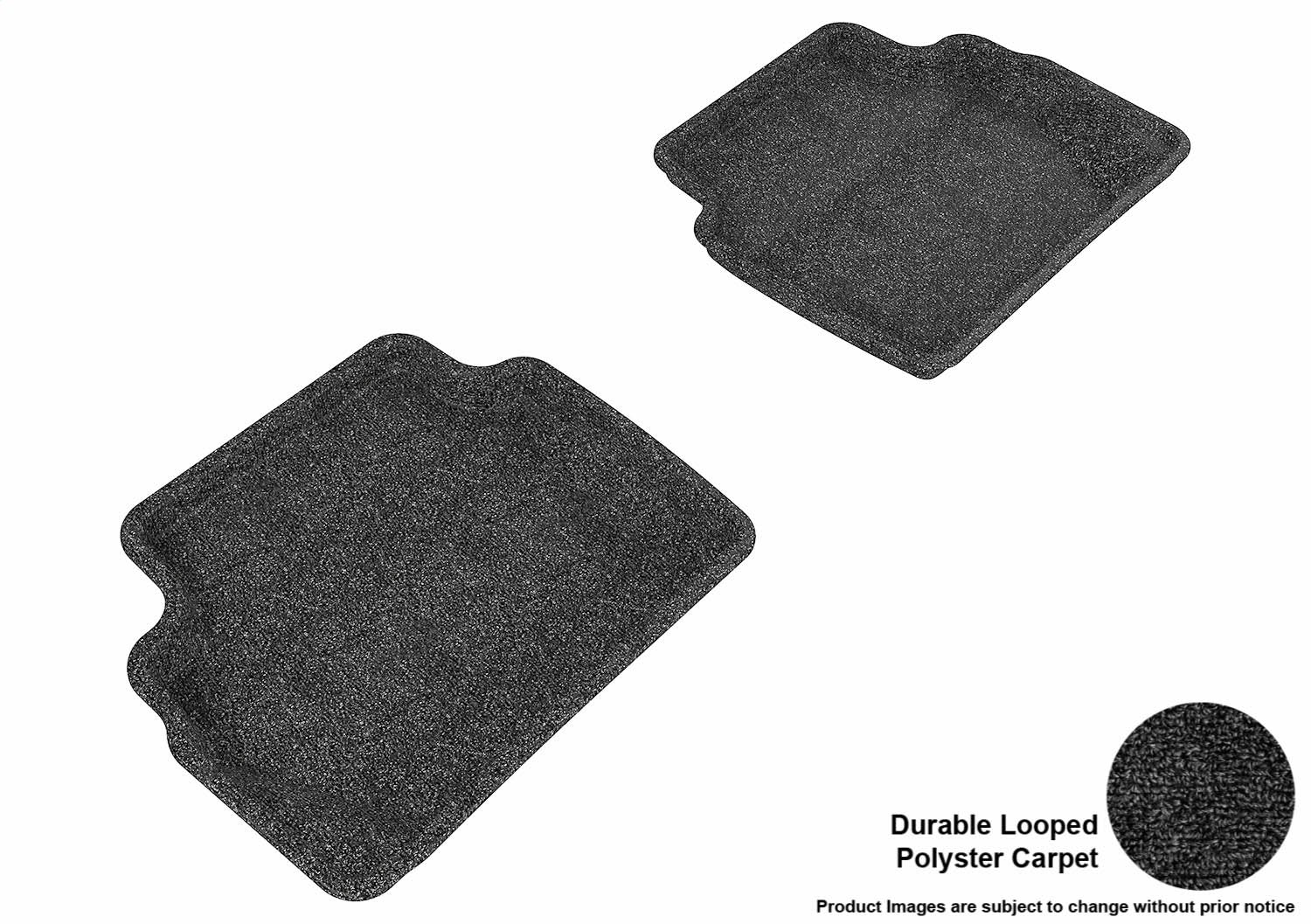 3D MAXpider L1FR08022209 CLASSIC Floor Mat; Black; 2 pc.; Rear; [Available While Supplies Last]; 3D MAXpider L1FR08022209