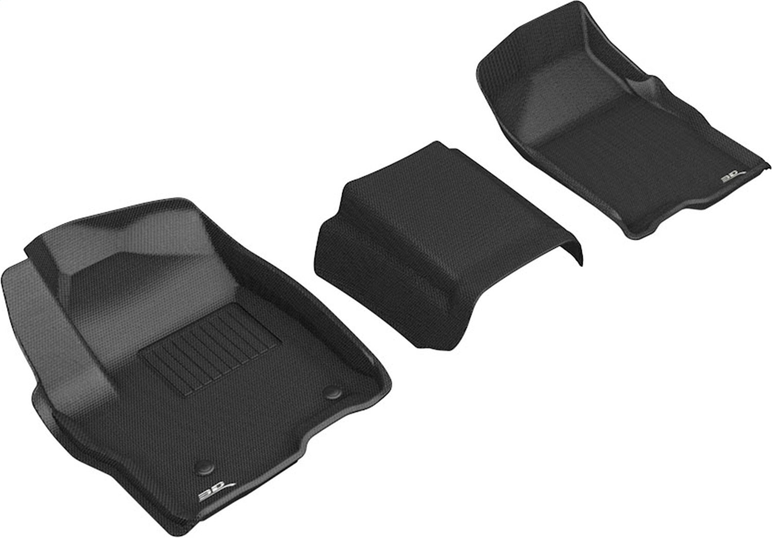 3D MAXpider L1GM02411509 KAGU Floor Mat; Black; 3 Front Row; 3D MAXpider L1GM02411509