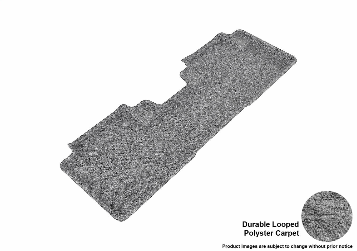 3D MAXpider L1HD04322201 CLASSIC Floor Mat; Gray; 1 pc.; 2nd Row; Rear; [Available While Supplies Last]; 3D MAXpider L1HD04322201