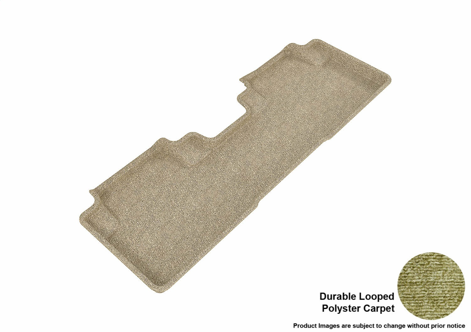 3D MAXpider L1HD04322202 CLASSIC Floor Mat; Tan; 1 pc.; 2nd Row; Rear; [Available While Supplies Last]; 3D MAXpider L1HD04322202
