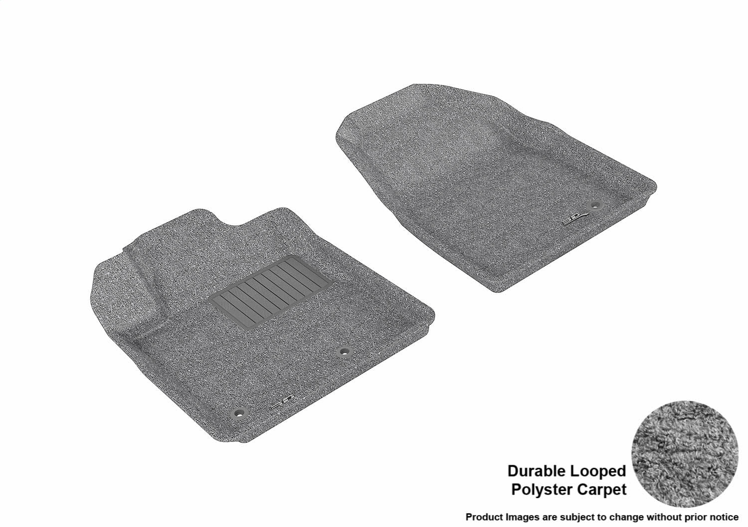 3D MAXpider L1HD05812201 CLASSIC Floor Mat; Gray; 2 pc.; Front; [Available While Supplies Last]; 3D MAXpider L1HD05812201
