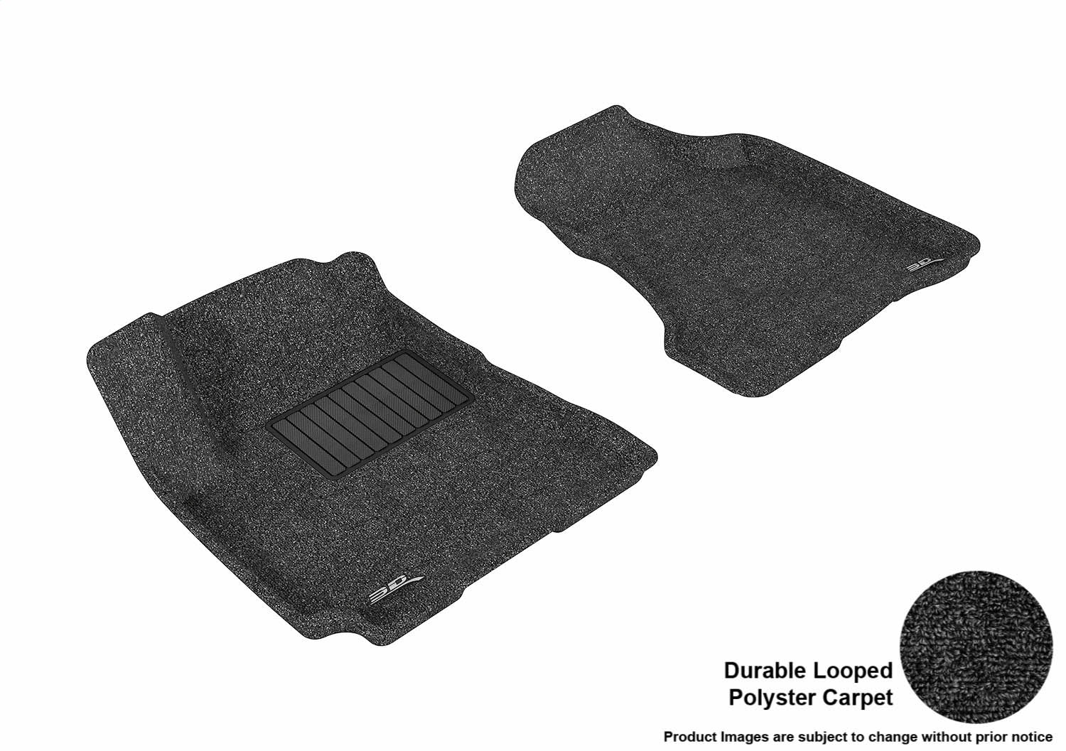 3D MAXpider L1HY00212209 CLASSIC Floor Mat; Black; 2 pc.; Front; [Available While Supplies Last]; 3D MAXpider L1HY00212209