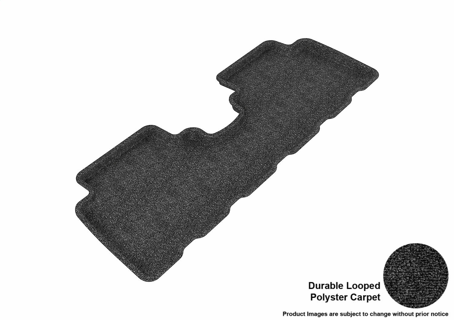 3D MAXpider L1HY00222209 CLASSIC Floor Mat; Black; 1 pc.; 2nd Row; Rear; [Available While Supplies Last]; 3D MAXpider L1HY00222209