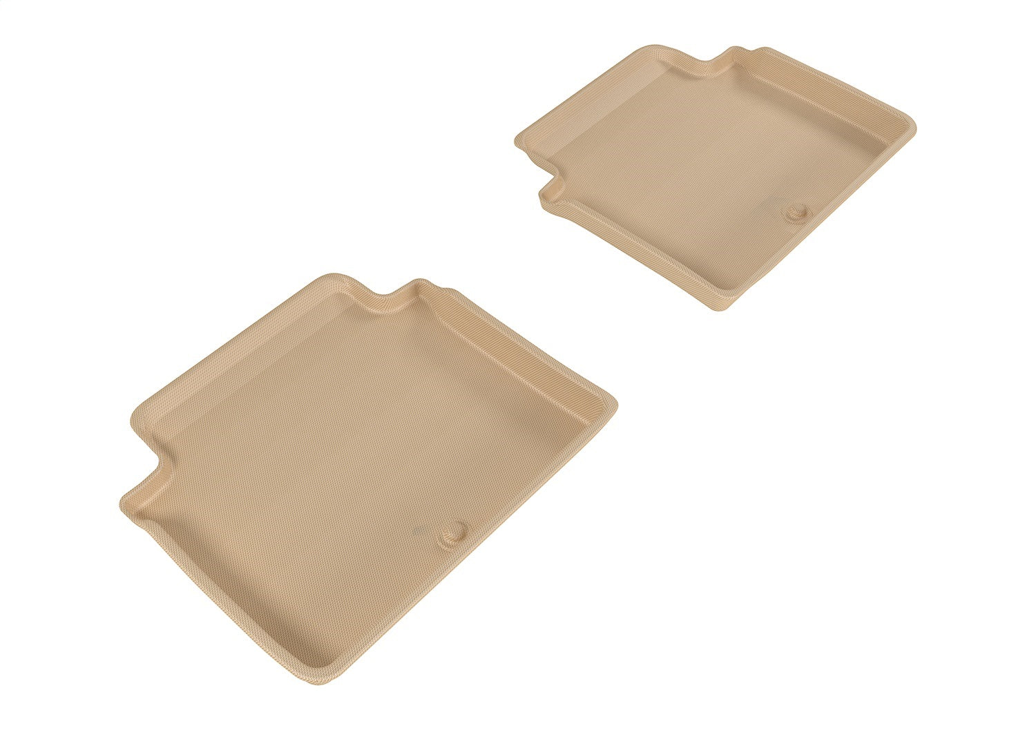 3D MAXpider L1HY05021502 KAGU Floor Mat; Tan; 3 pc.; 2nd Row; Rear; [Available While Supplies Last]; 3D MAXpider L1HY05021502