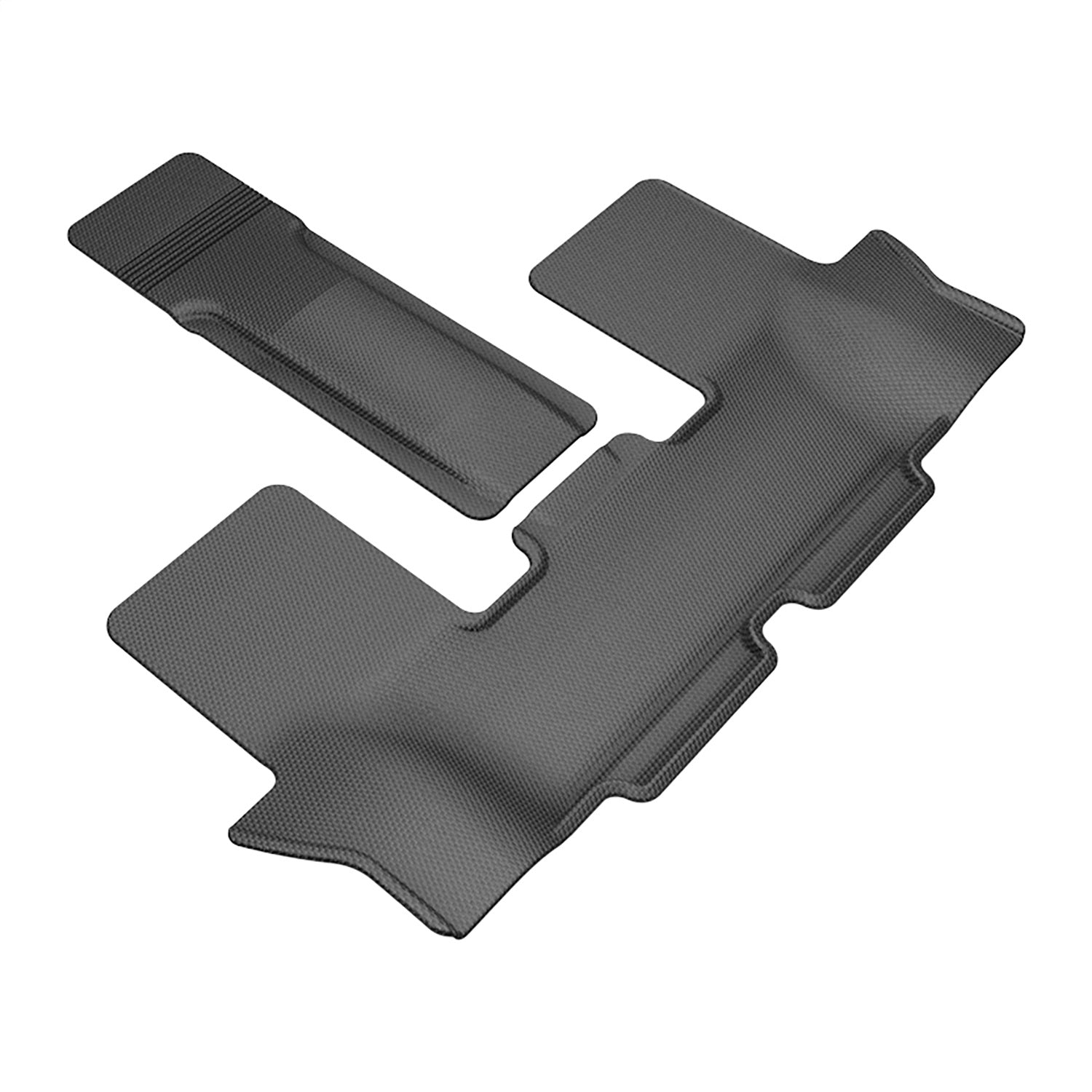 3D MAXpider L1HY15431509 KAGU Floor Mat; Black; 2 pc.Third Row; 3D MAXpider L1HY15431509