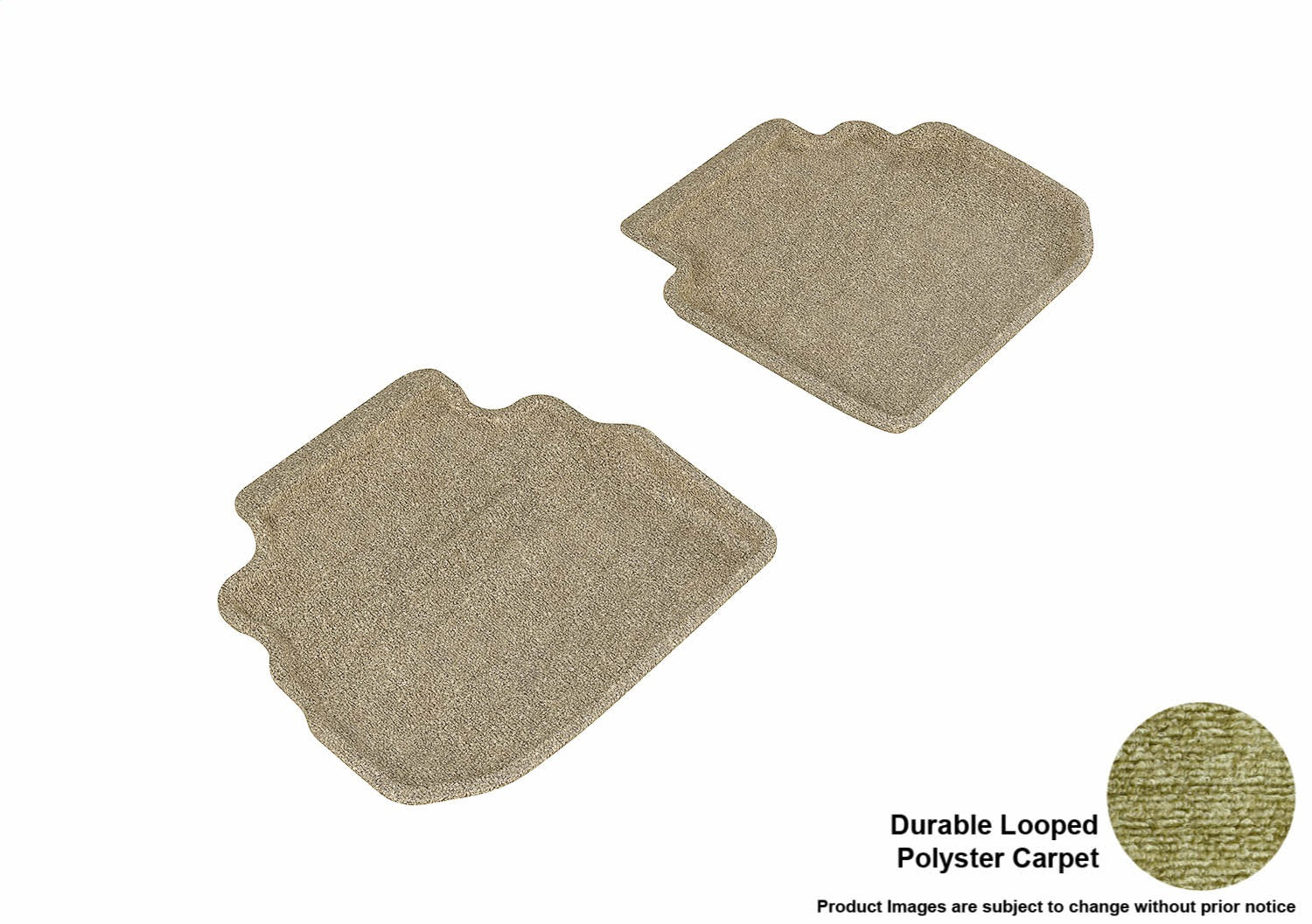 3D MAXpider L1IN01422202 CLASSIC Floor Mat; Tan; 2 pc.; Rear; [Available While Supplies Last]; 3D MAXpider L1IN01422202