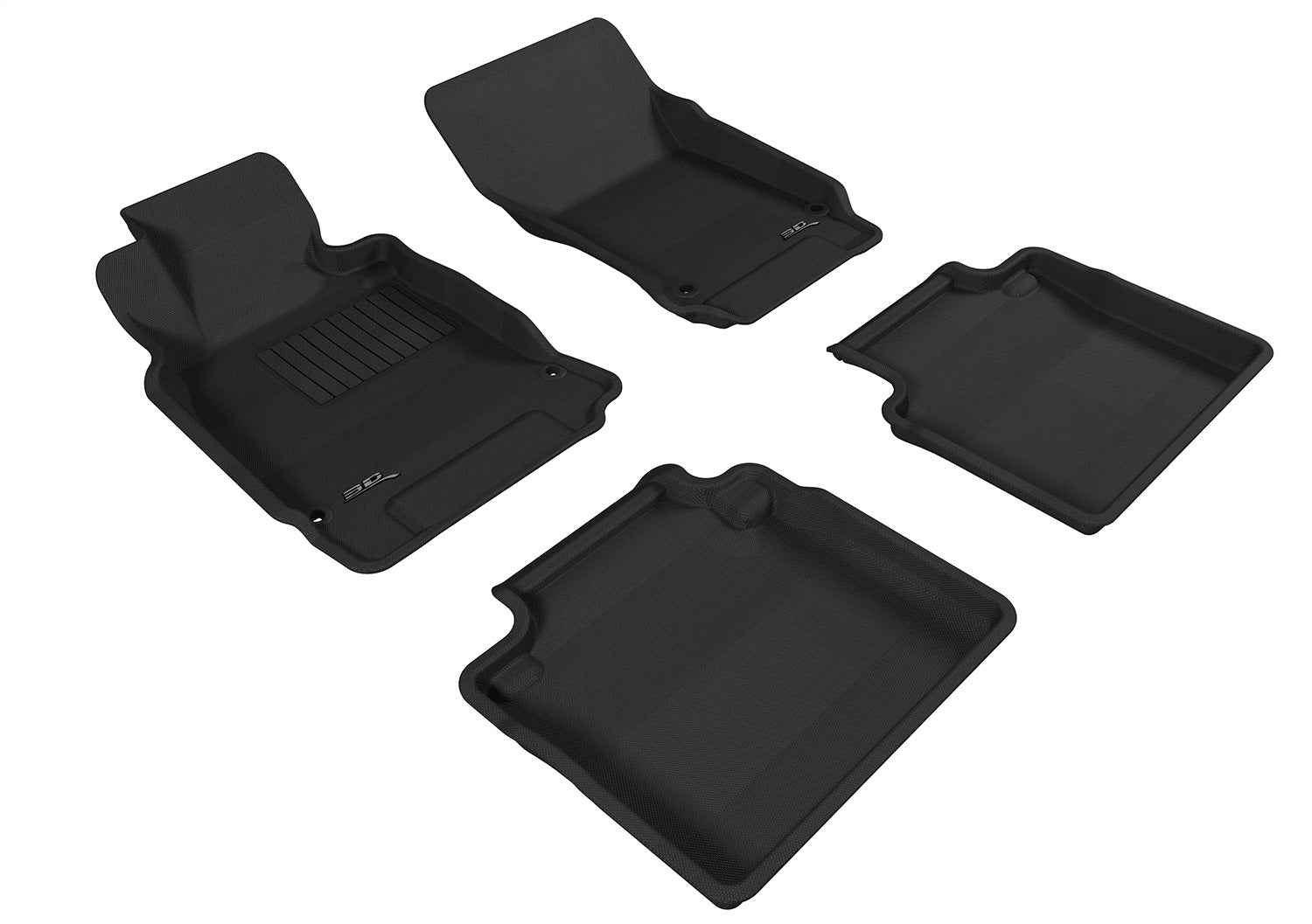 3D MAXpider L1IN01501501 KAGU Floor Mat; Gray; 4 pc.; Front and Rear; [Available While Supplies Last]; 3D MAXpider L1IN01501501