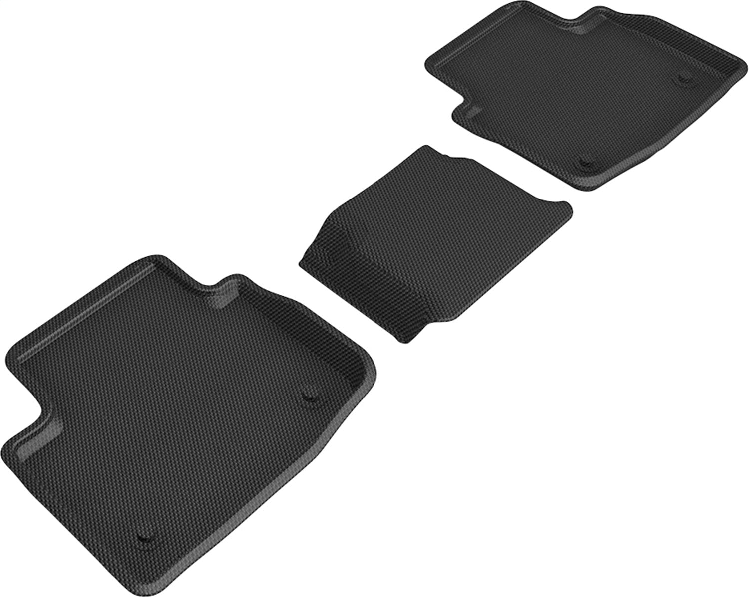 3D MAXpider L1JG01421509 KAGU Floor Mat; Black; 2nd Row; Rear; 3D MAXpider L1JG01421509