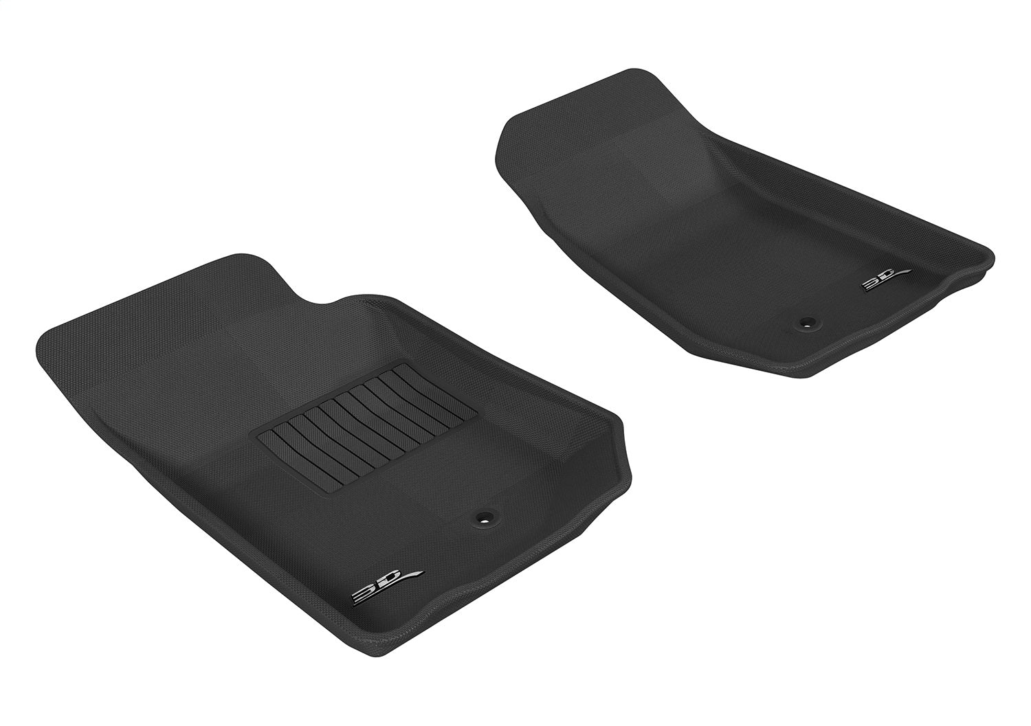 3D MAXpider L1JP00311501 KAGU Floor Mat; Gray; 2 pc.; Front; [Available While Supplies Last]; 3D MAXpider L1JP00311501