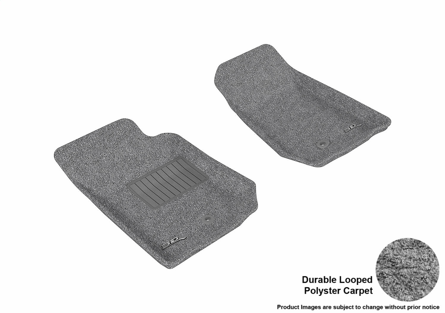 3D MAXpider L1JP00312201 CLASSIC Floor Mat; Gray; 2 pc.; Front; [Available While Supplies Last]; 3D MAXpider L1JP00312201