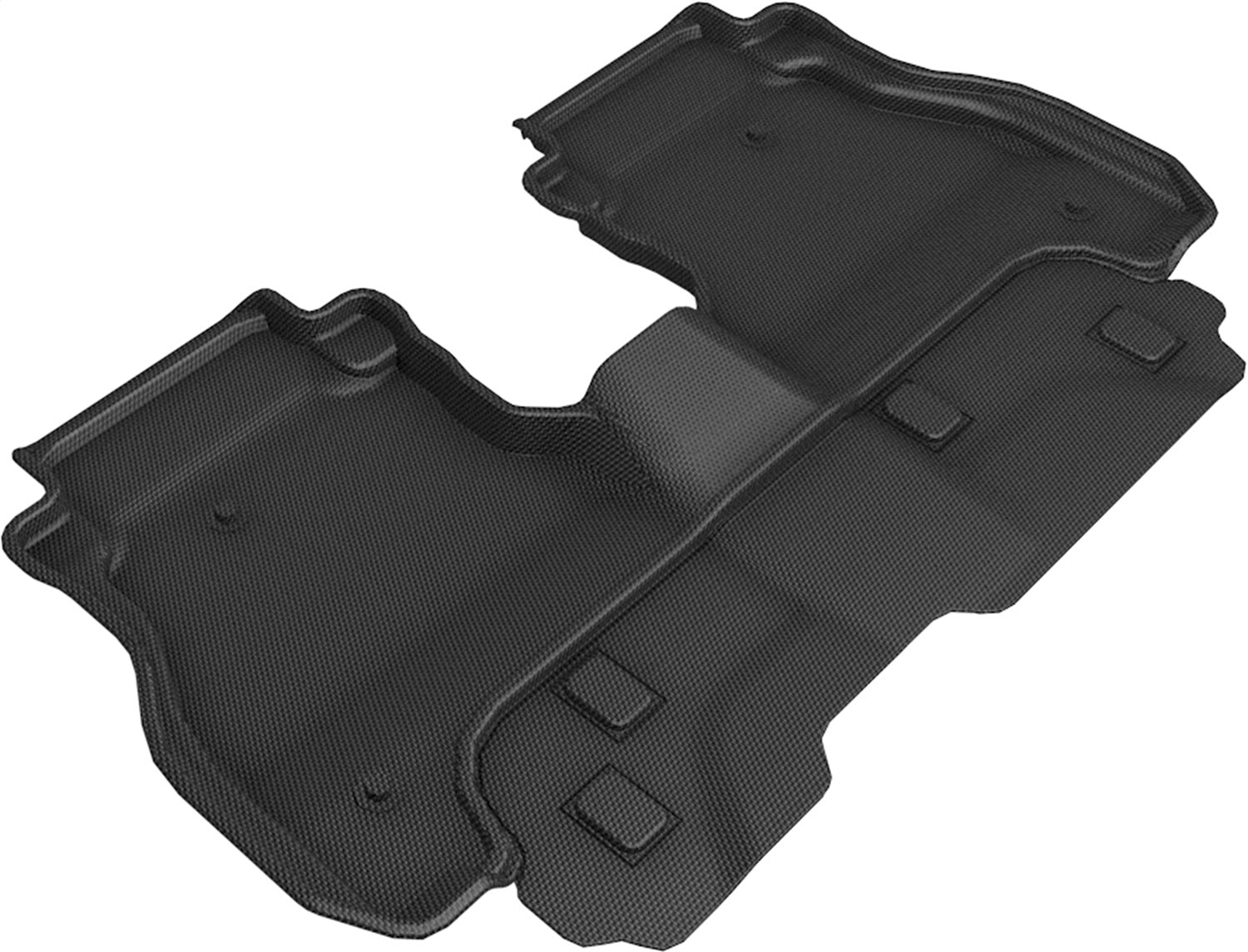 3D MAXpider L1JP02221509 KAGU Floor Mat; Black; 1 pc.; 2nd Row; Rear; 3D MAXpider L1JP02221509