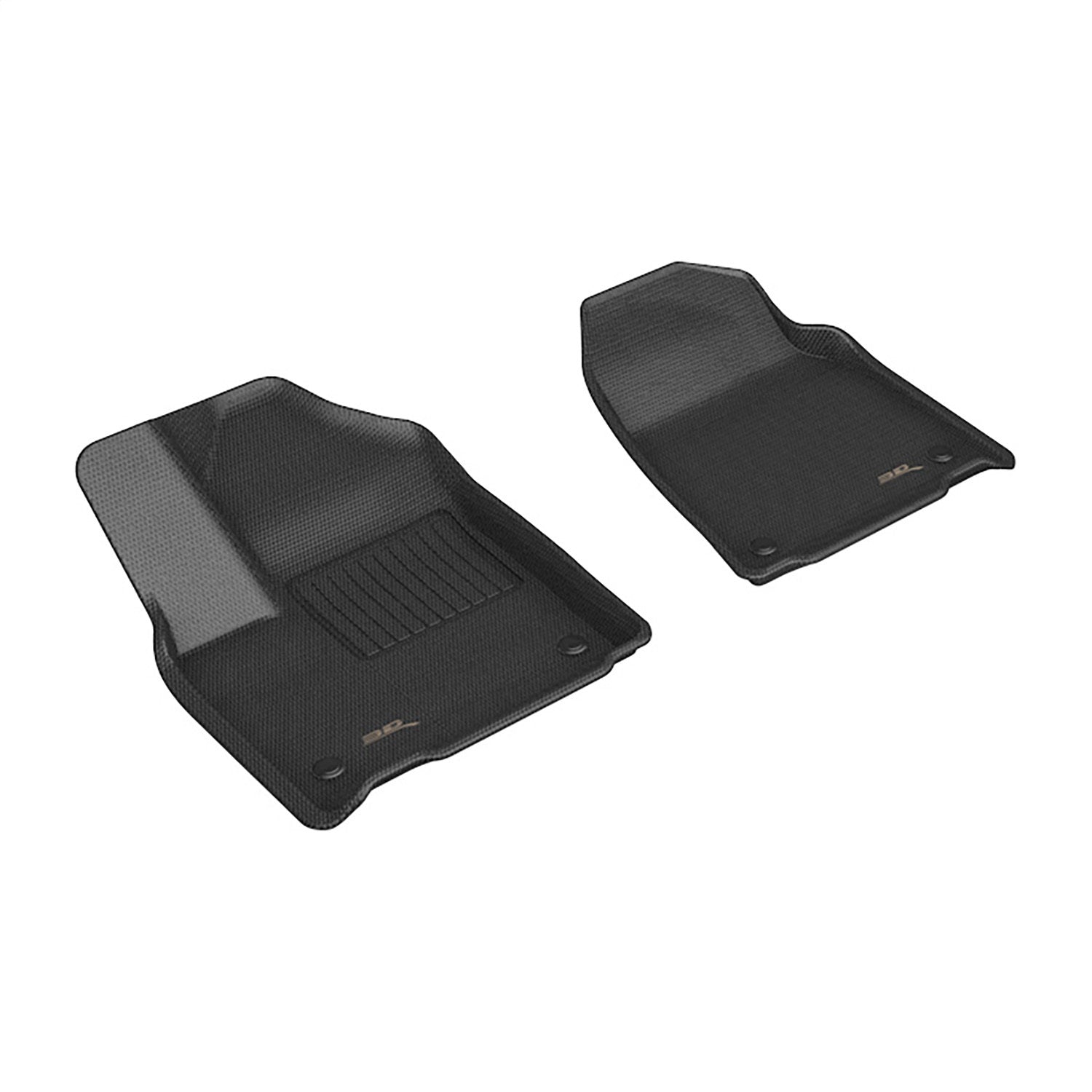 3D MAXpider L1JP02811509 KAGU Floor Mat; Black; 2 pc. Front Row; 3D MAXpider L1JP02811509