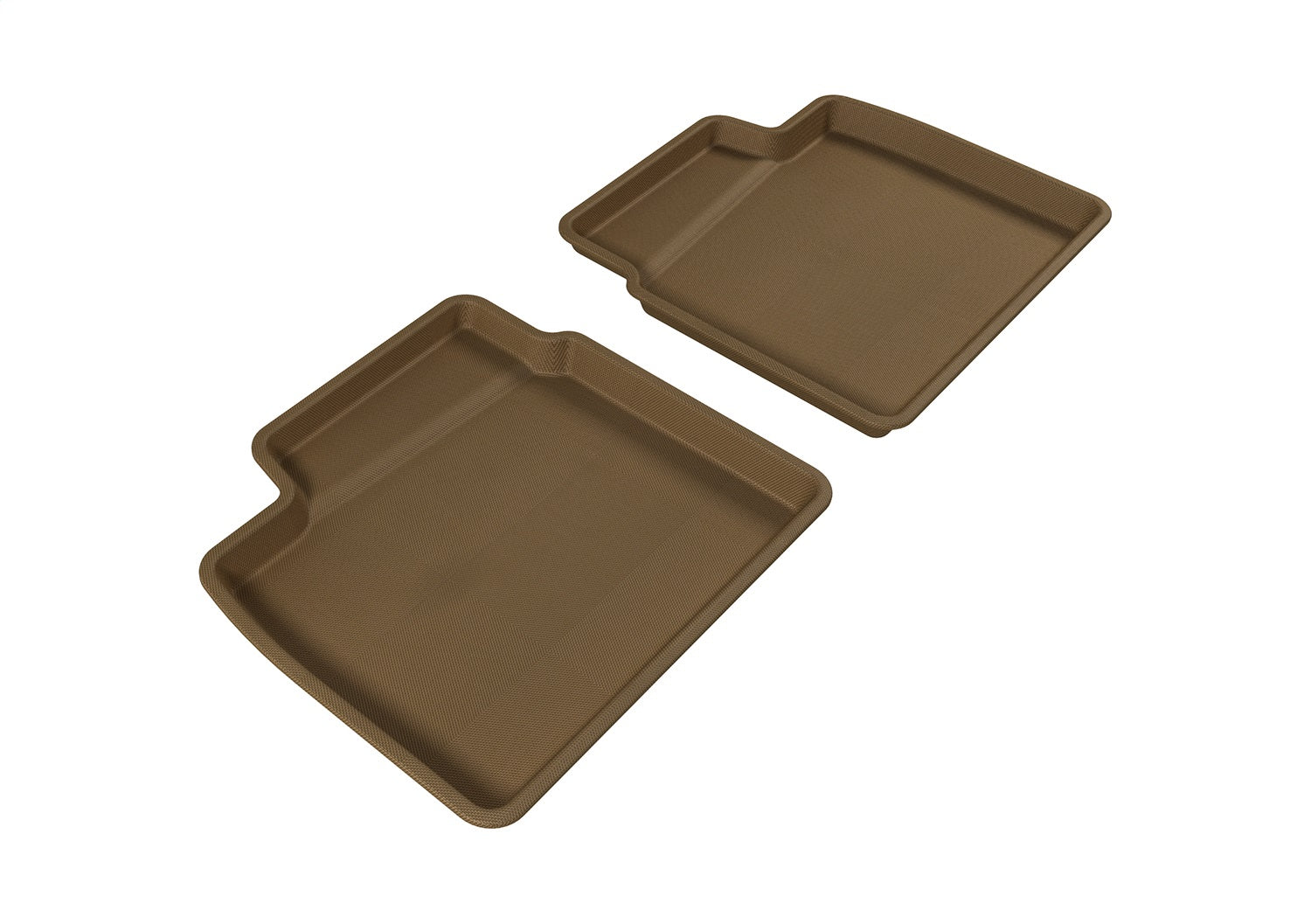 3D MAXpider L1KA00121502 KAGU Floor Mat; Tan; 2 pc.; Rear; [Available While Supplies Last]; 3D MAXpider L1KA00121502