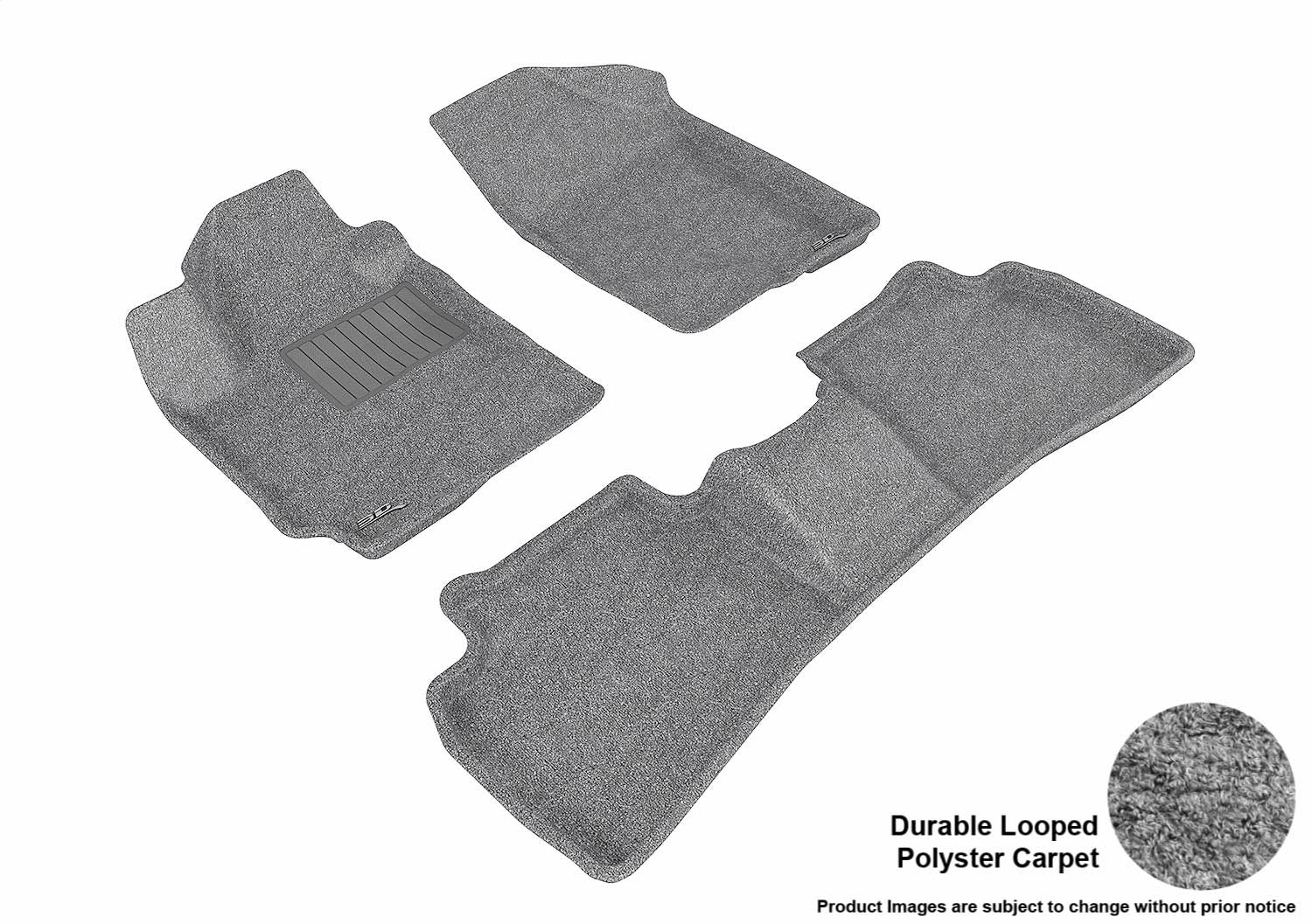 3D MAXpider L1KA01002201 CLASSIC Floor Mat; Gray; 4 pc.; Front and Rear; [Available While Supplies Last]; 3D MAXpider L1KA01002201