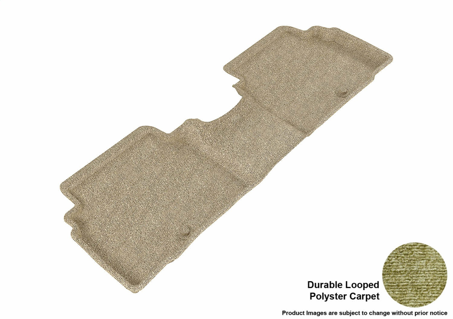 3D MAXpider L1KA02622202 CLASSIC Floor Mat; Tan; 1 pc.; 2nd Row; Rear; [Available While Supplies Last]; 3D MAXpider L1KA02622202