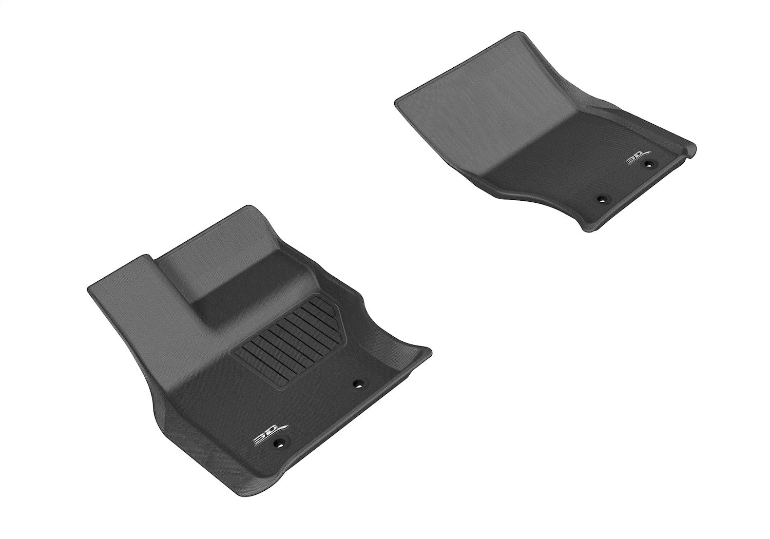 3D MAXpider L1LR01011509 KAGU Floor Mat; Black; 2 pc.; Front; 3D MAXpider L1LR01011509