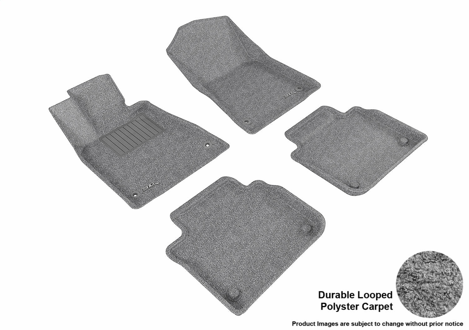 3D MAXpider L1LX02502201 CLASSIC Floor Mat; Gray; 4 pc.; [Available While Supplies Last]; 3D MAXpider L1LX02502201