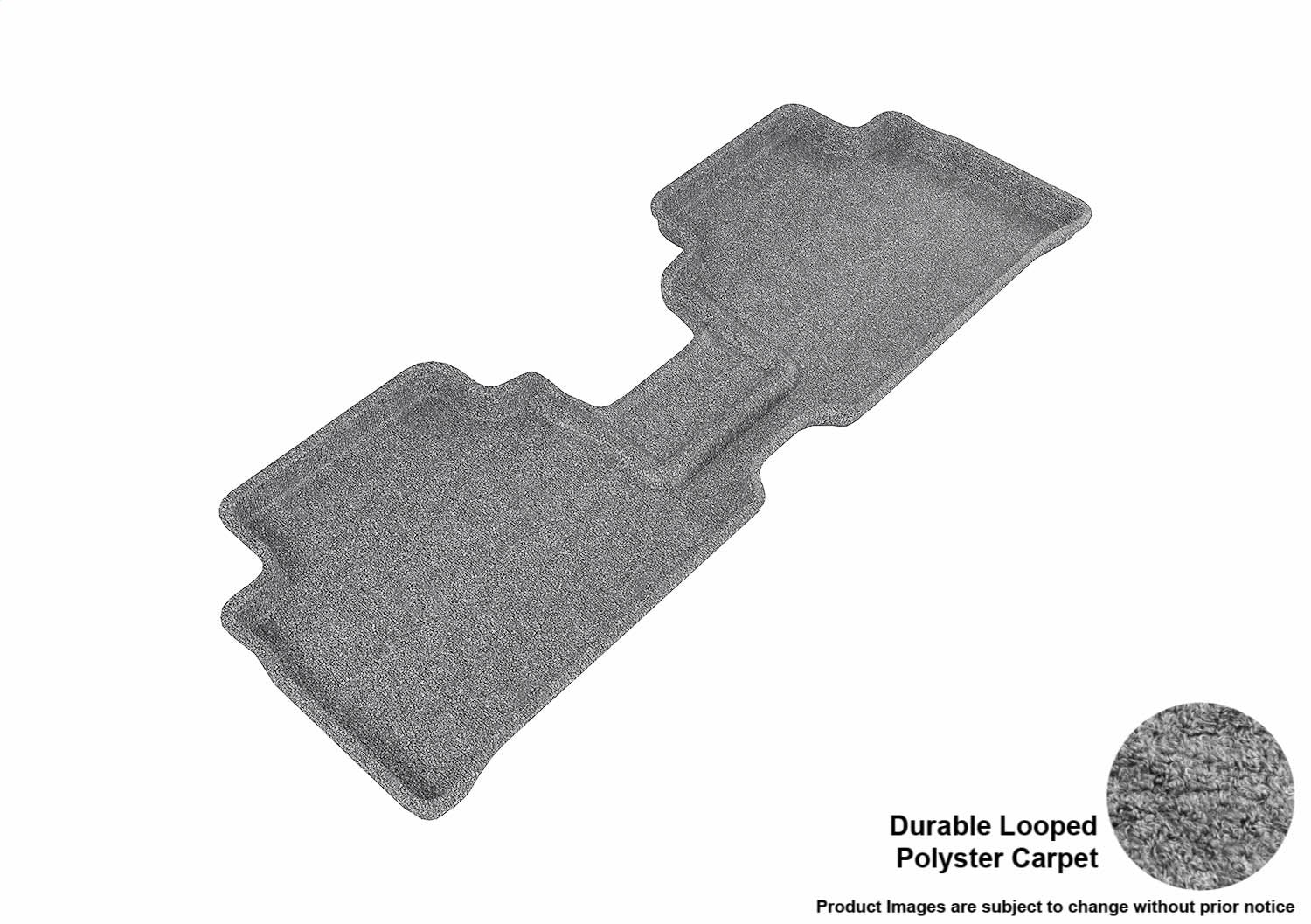 3D MAXpider L1LX03922201 CLASSIC Floor Mat; Gray; 1 pc.; 2nd Row; Rear; [Available While Supplies Last]; 3D MAXpider L1LX03922201