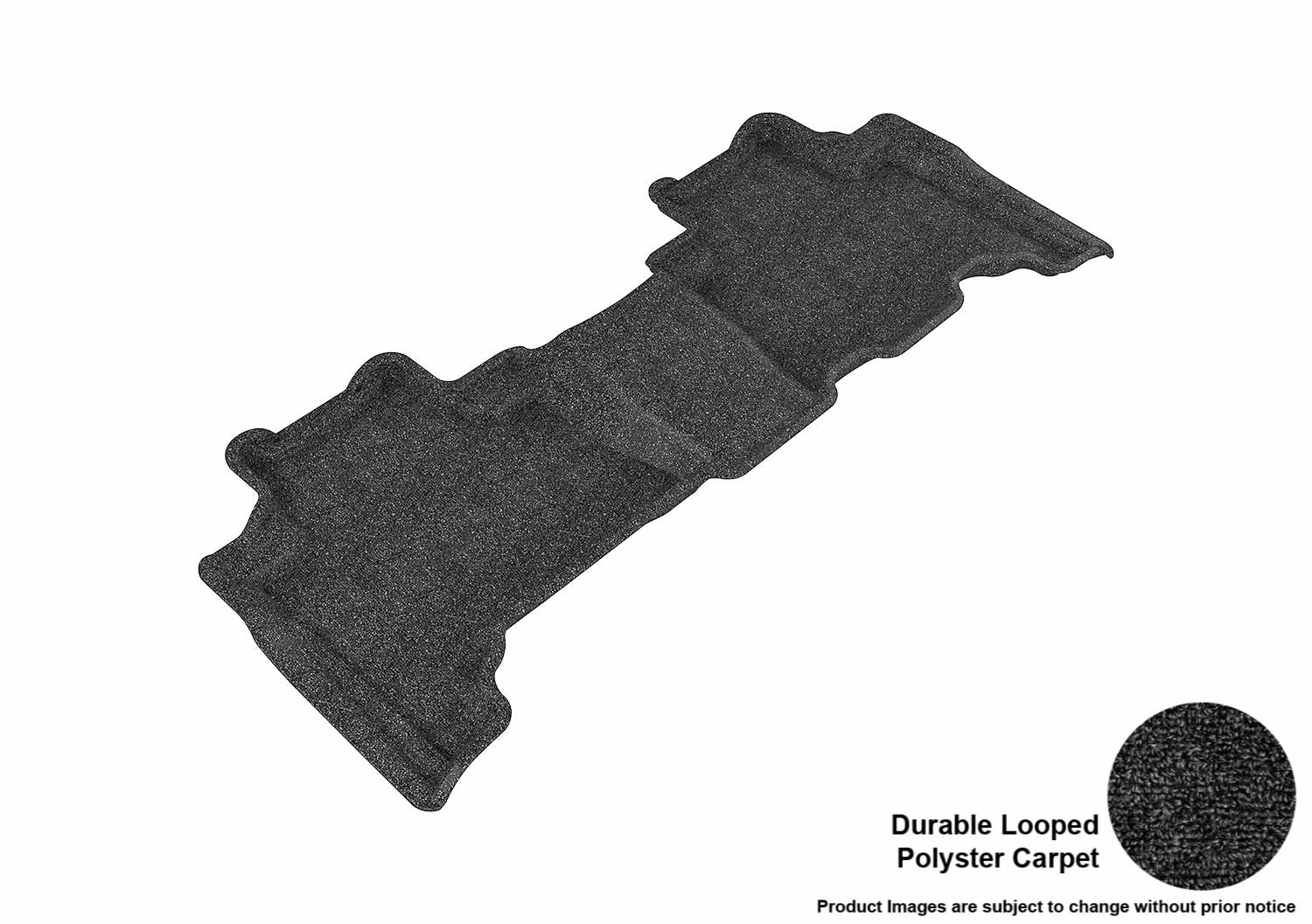 3D MAXpider L1LX04322209 CLASSIC Floor Mat; Black; 1 pc.; 2nd Row; Rear; [Available While Supplies Last]; 3D MAXpider L1LX04322209
