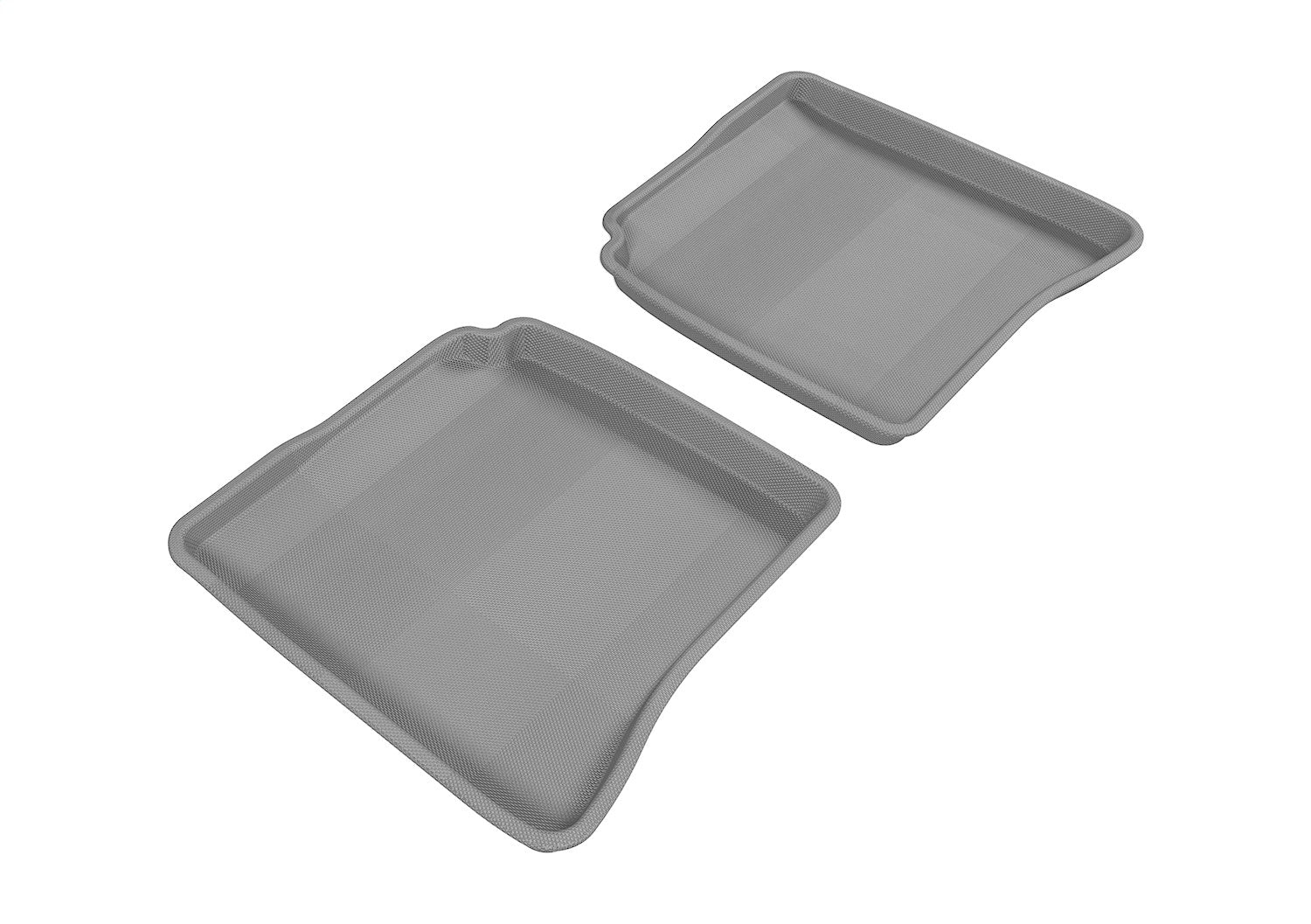 3D MAXpider L1MB00621501 KAGU Floor Mat; Gray; 2 pc.; Rear; 3D MAXpider L1MB00621501