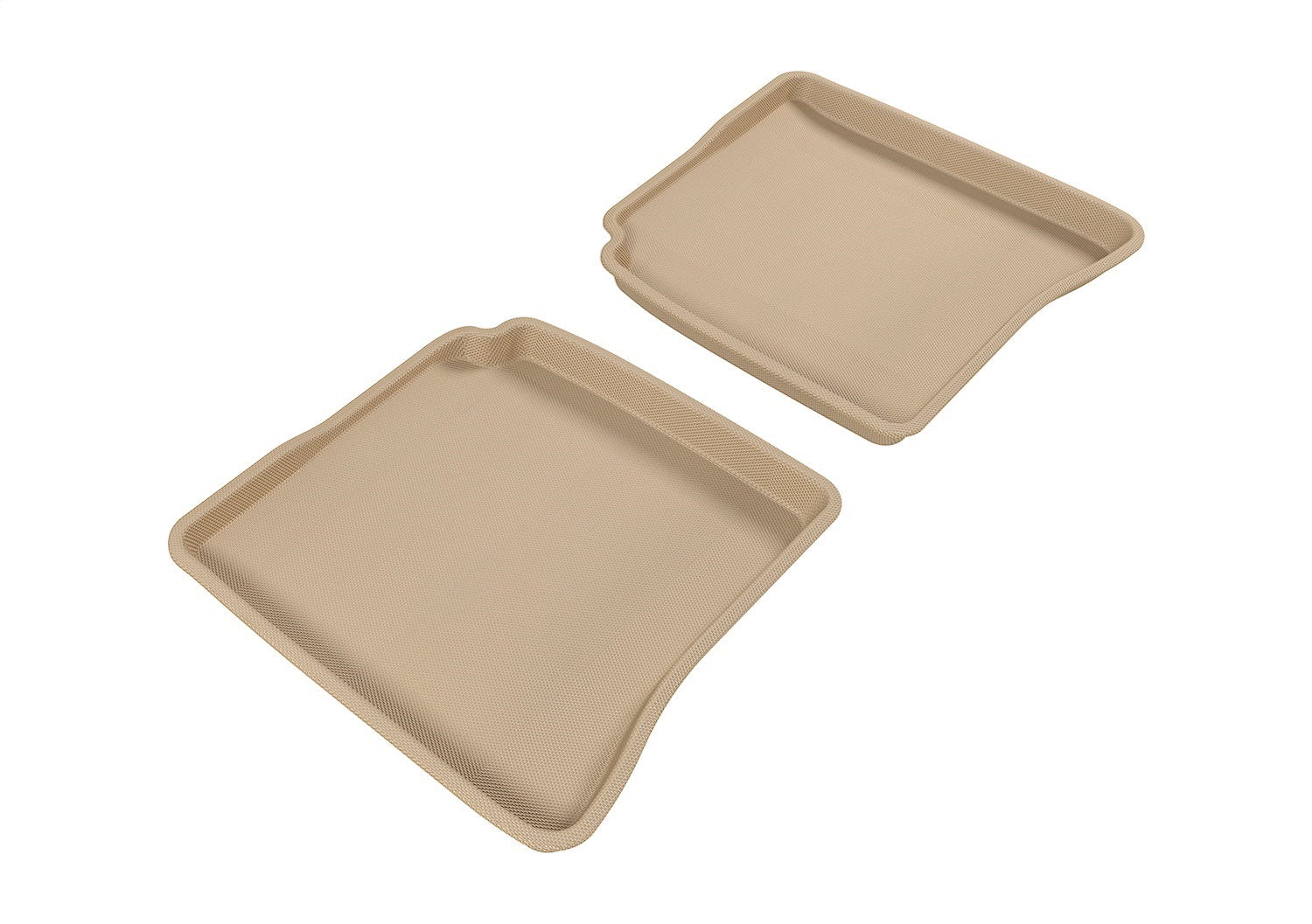 3D MAXpider L1MB00621502 KAGU Floor Mat; Tan; 2 pc.; Rear; 3D MAXpider L1MB00621502