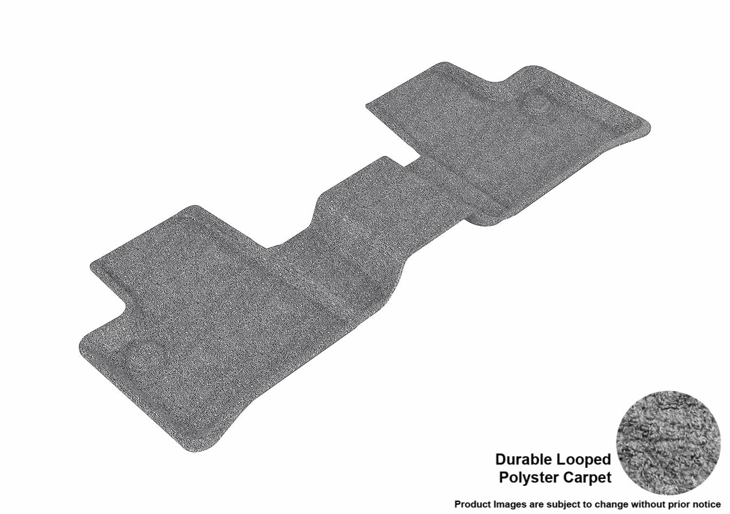 3D MAXpider L1MB00822201 CLASSIC Floor Mat; Gray; 1 pc.; 2nd Row; Rear; [Available While Supplies Last]; 3D MAXpider L1MB00822201