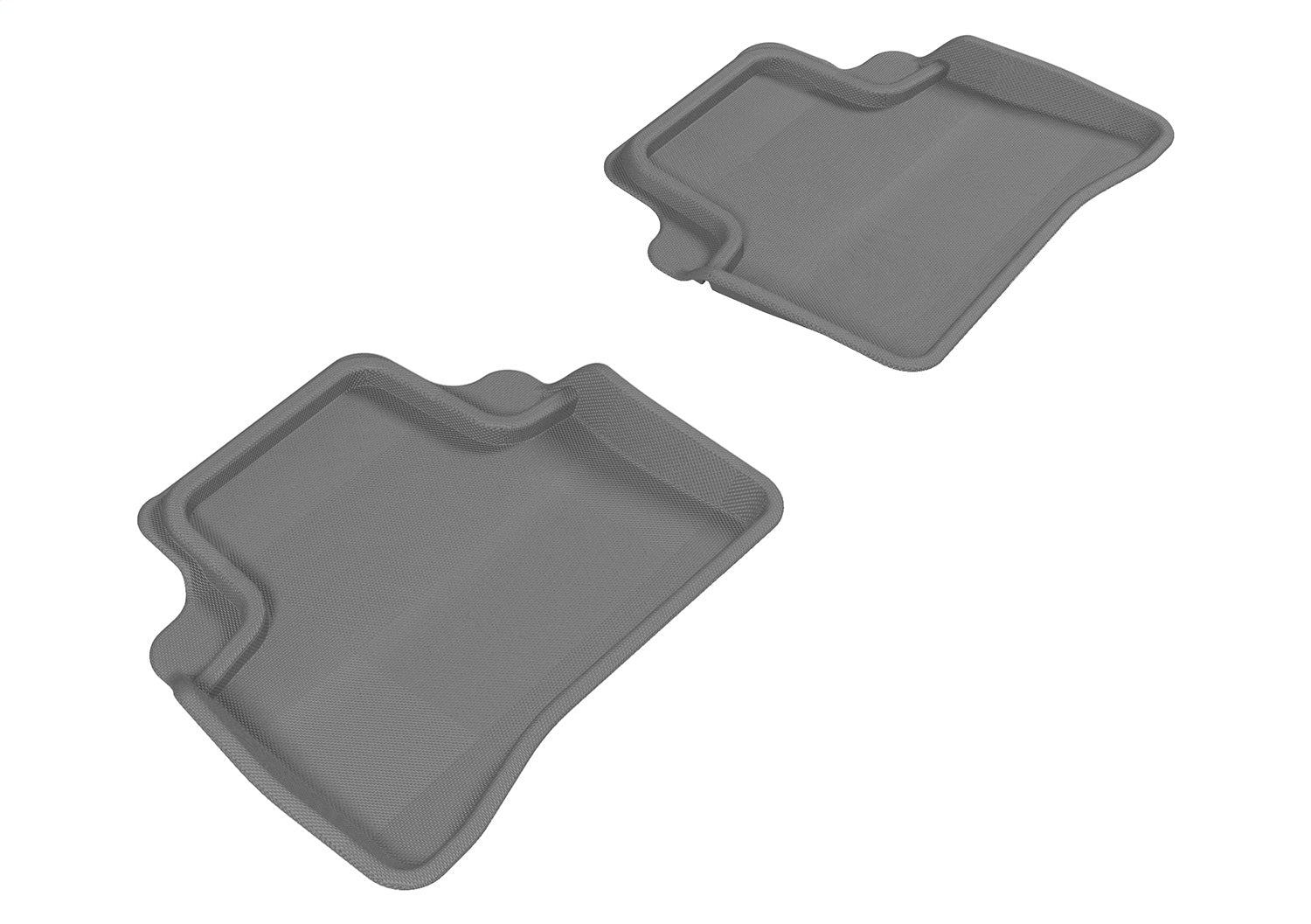 3D MAXpider L1MB05721501 KAGU Floor Mat; Gray; 2 pc.; Rear; [Available While Supplies Last]; 3D MAXpider L1MB05721501