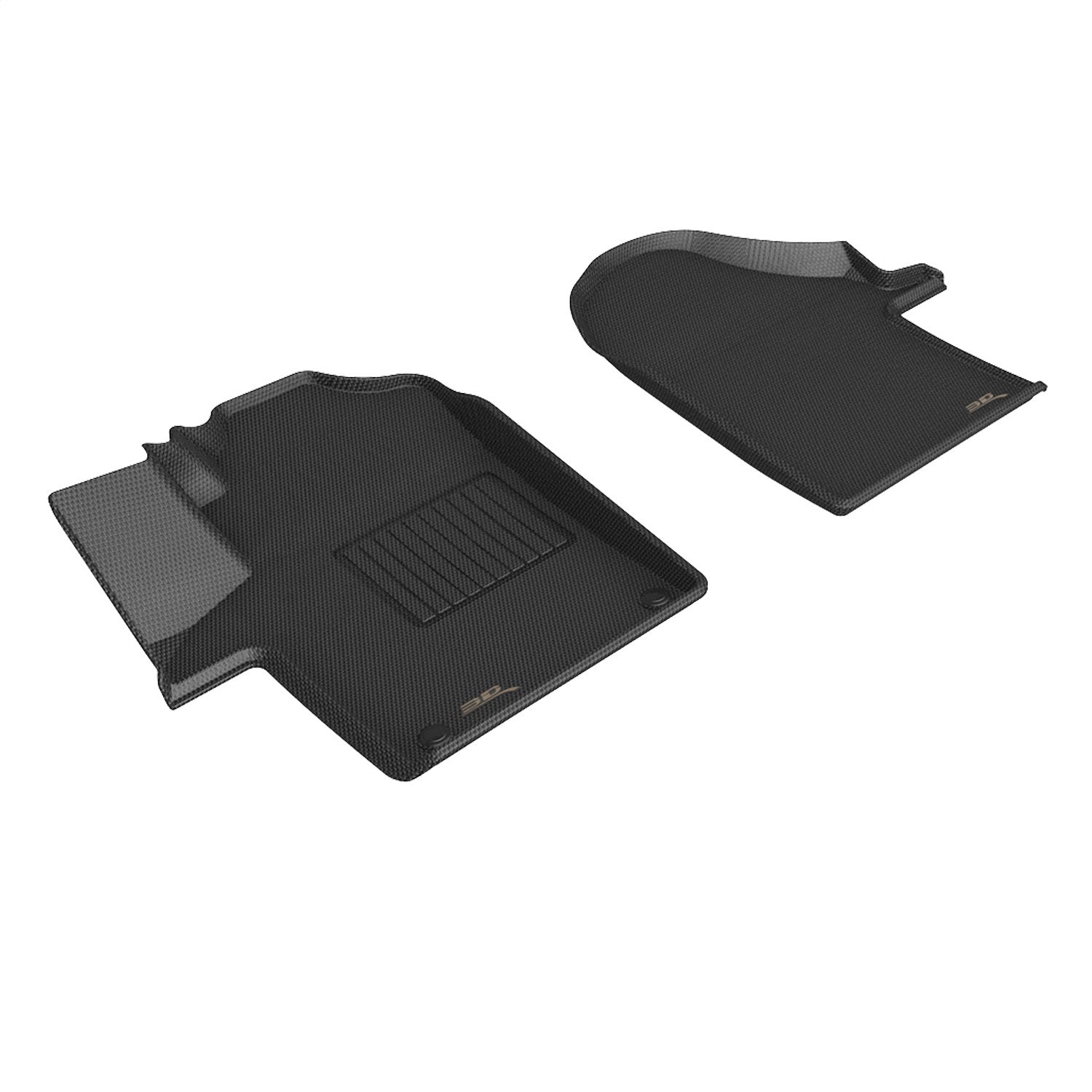 3D MAXpider L1MB09211509 KAGU Floor Mat; Black; 2 pc. Front Row; 3D MAXpider L1MB09211509