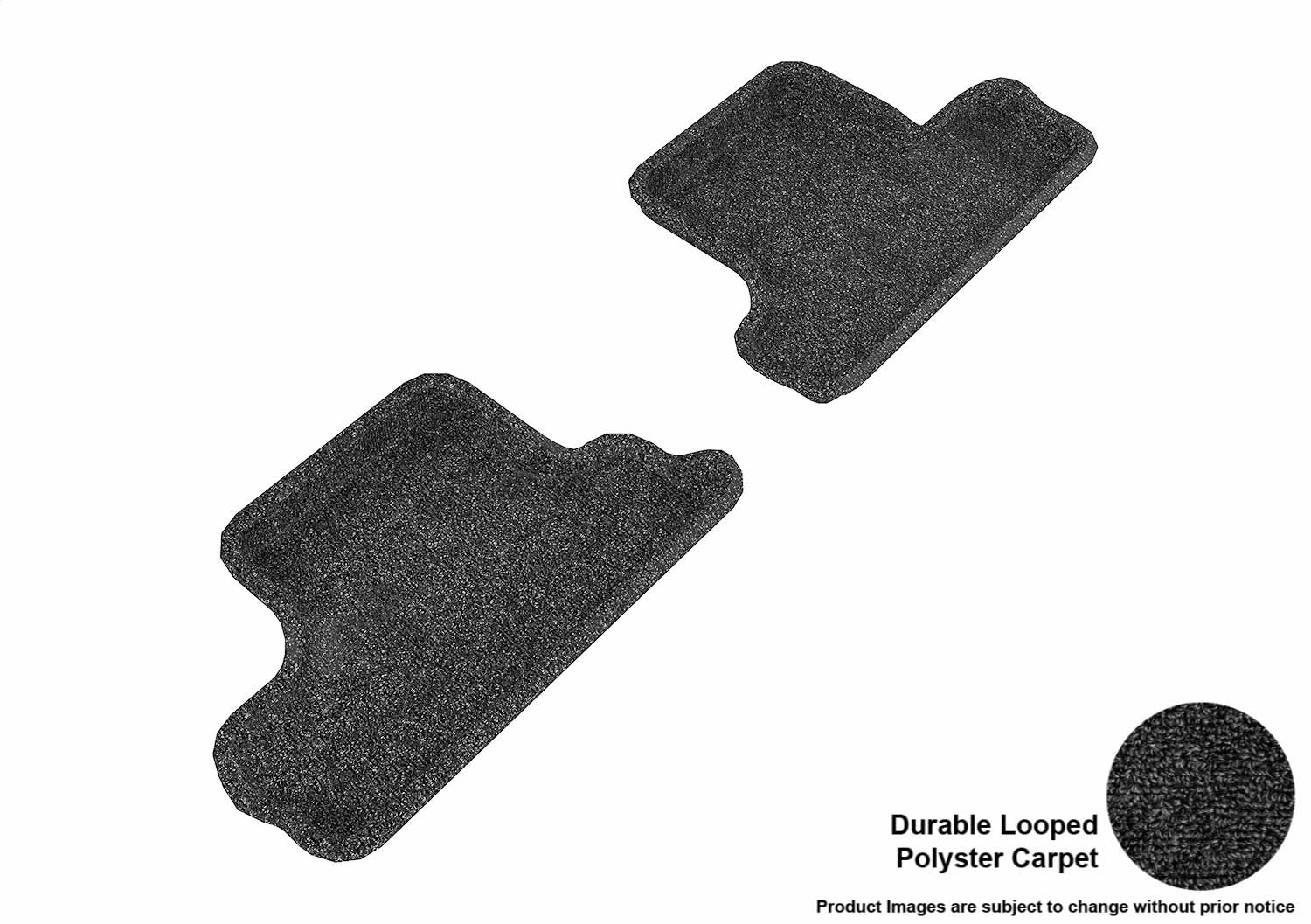 3D MAXpider L1MN00122209 CLASSIC Floor Mat; Black; 2 pc.; Rear; [Available While Supplies Last]; 3D MAXpider L1MN00122209