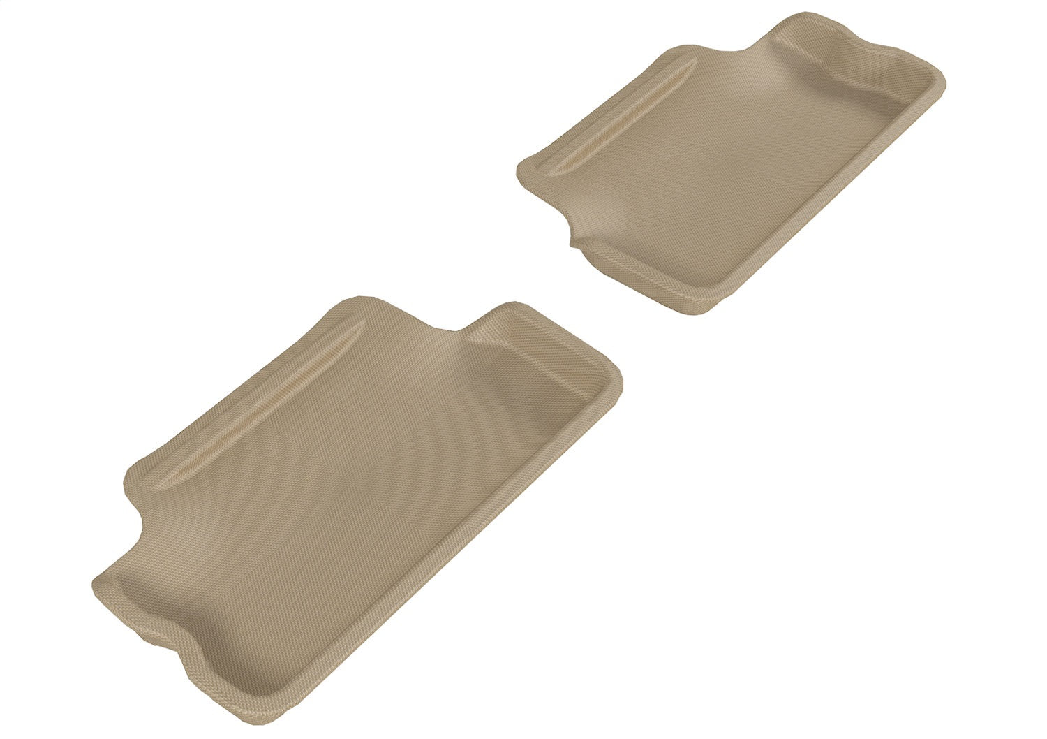 3D MAXpider L1MN00221502 KAGU Floor Mat; Tan; 2 pc.; Rear; 3D MAXpider L1MN00221502