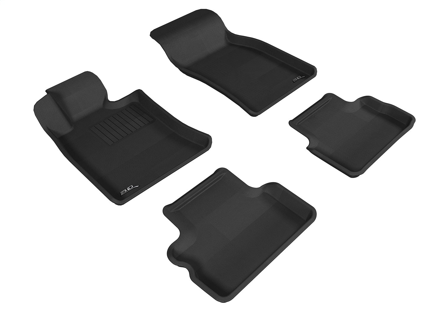 3D MAXpider L1MN00801501 KAGU Floor Mat; Gray; 4 pc.; Front and Rear; [Available While Supplies Last]; 3D MAXpider L1MN00801501