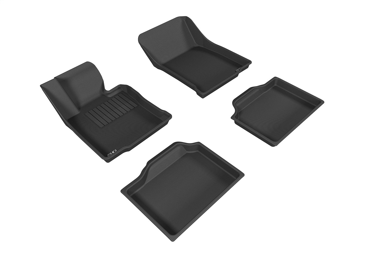 3D MAXpider L1MN00901501 KAGU Floor Mat; Gray; 4 pc.; Front and Rear; [Available While Supplies Last]; 3D MAXpider L1MN00901501