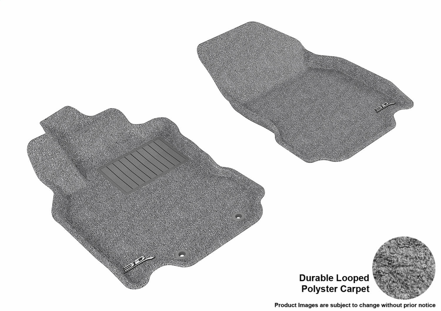 3D MAXpider L1NS02612201 CLASSIC Floor Mat; Gray; 2 pc.; Front; [Available While Supplies Last]; 3D MAXpider L1NS02612201