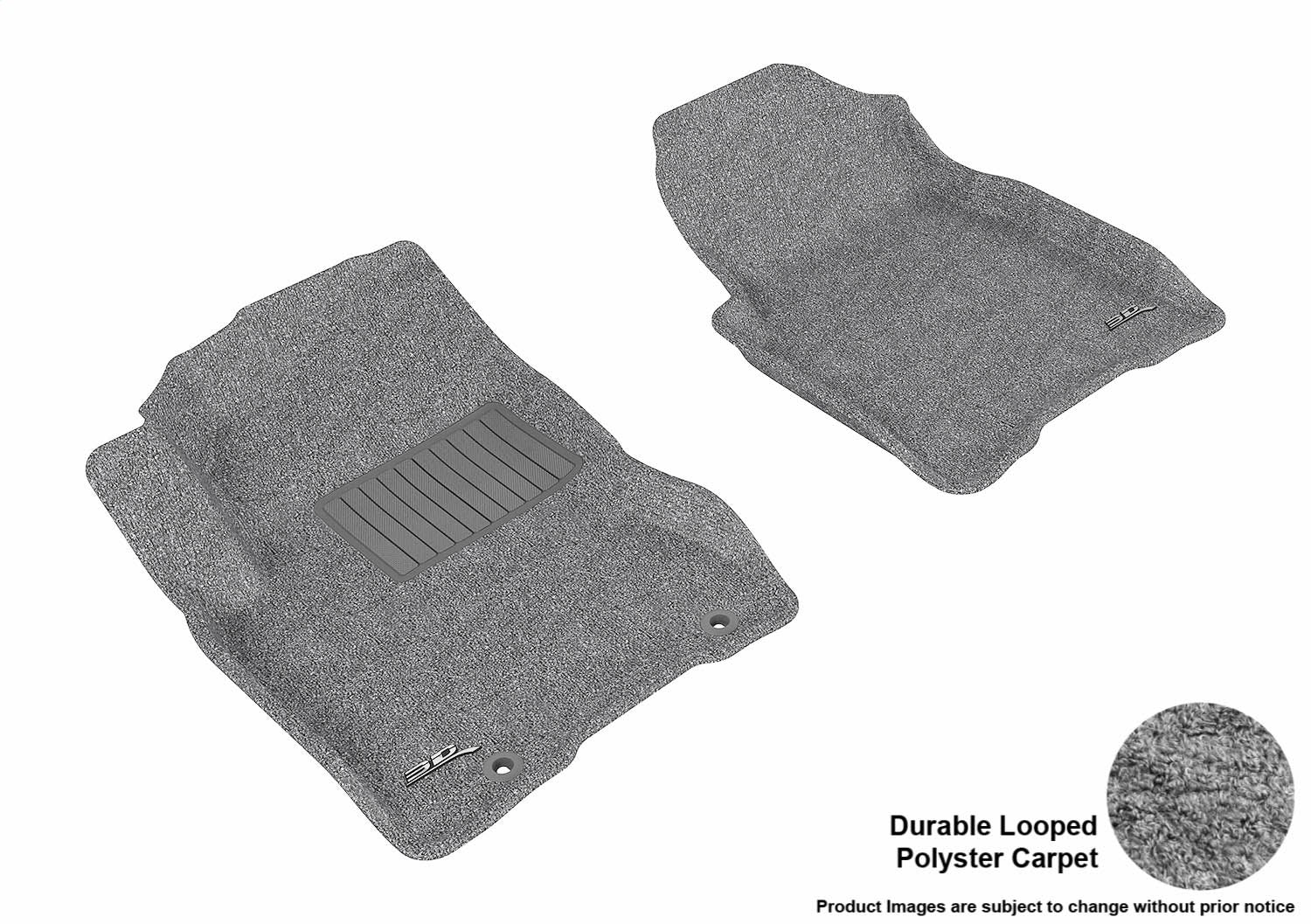 3D MAXpider L1NS02912201 CLASSIC Floor Mat; Gray; 2 pc.; Front; [Available While Supplies Last]; 3D MAXpider L1NS02912201