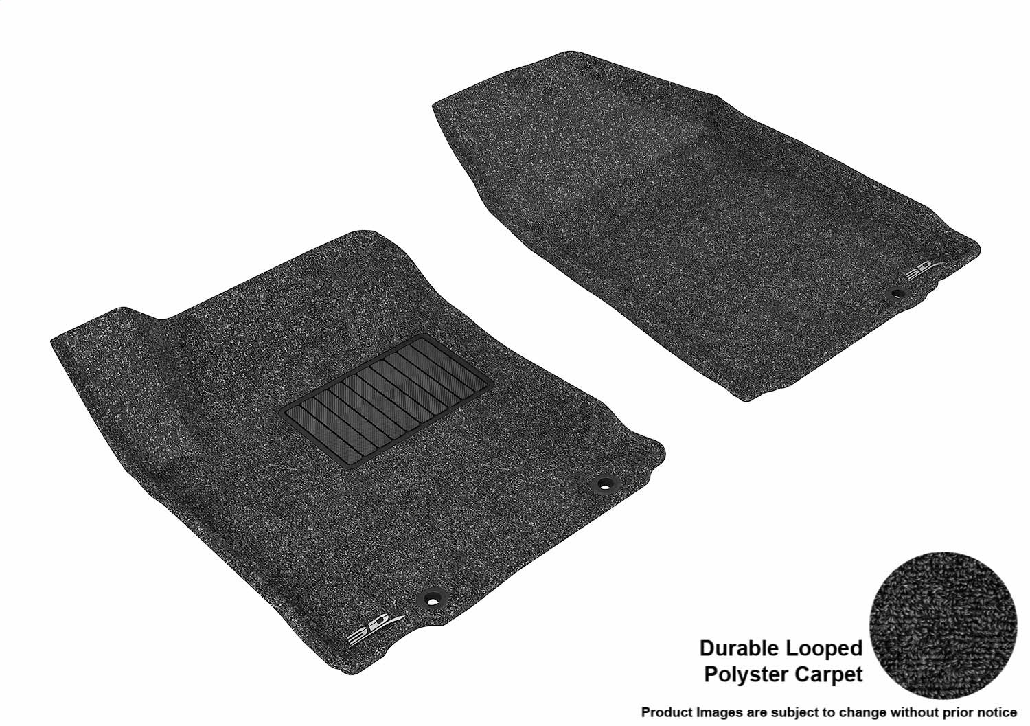 3D MAXpider L1NS05712209 CLASSIC Floor Mat; Black; 2 pc.; Front; [Available While Supplies Last]; 3D MAXpider L1NS05712209