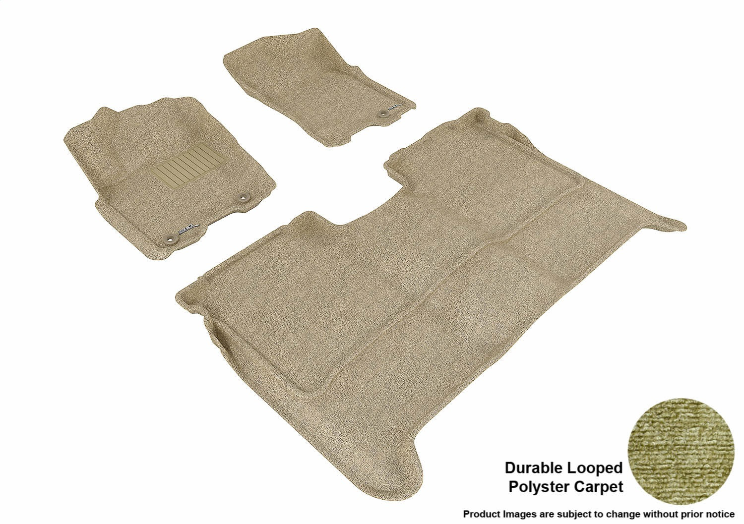 3D MAXpider L1NS06302202 CLASSIC Floor Mat; Tan; 4 pc.; Front and Rear; [Available While Supplies Last]; 3D MAXpider L1NS06302202