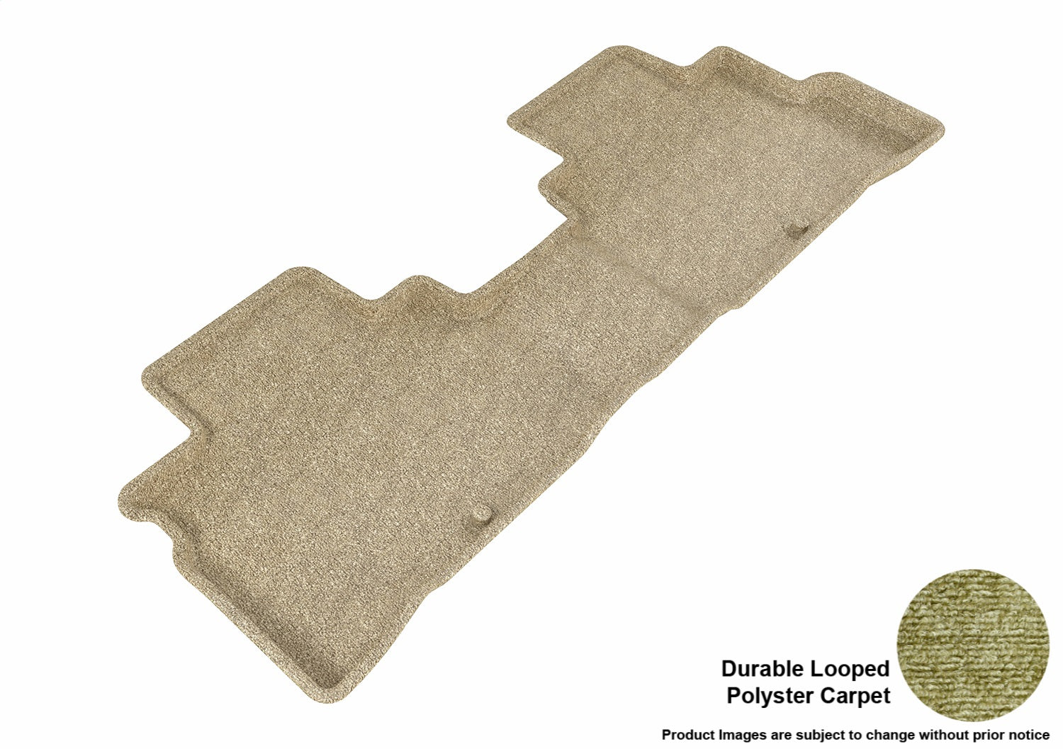 3D MAXpider L1NS08322202 CLASSIC Floor Mat; Tan; 1 pc.; 2nd Row; Rear; [Available While Supplies Last]; 3D MAXpider L1NS08322202