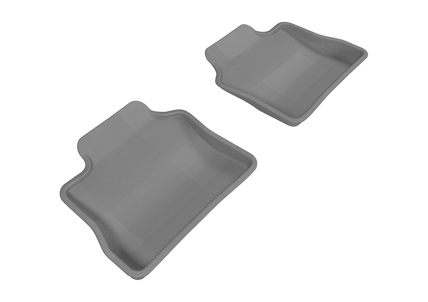 3D MAXpider L1PO00621501 KAGU Floor Mat; Gray; 2 pc.; Rear; 3D MAXpider L1PO00621501