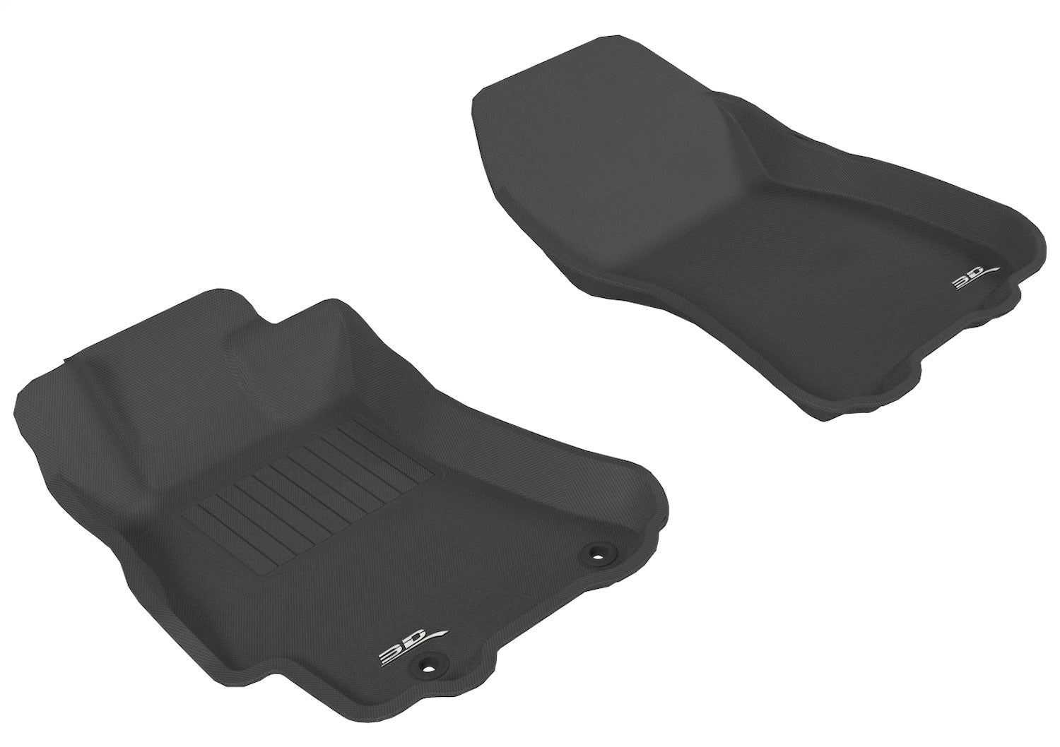 3D MAXpider L1SB00411509 KAGU Floor Mat; Black; 2 pc.; Front; 3D MAXpider L1SB00411509