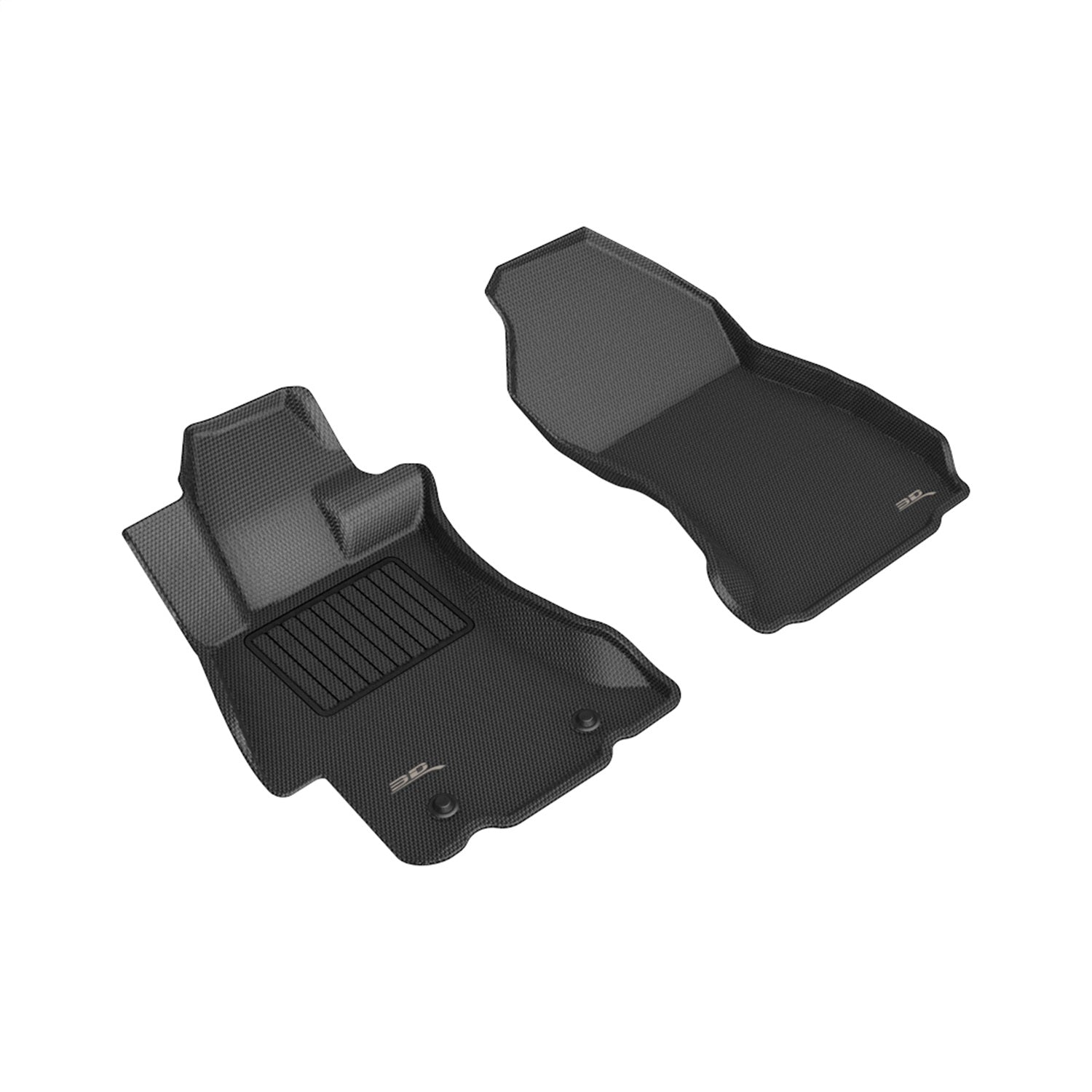 3D MAXpider L1SB00811509 KAGU Floor Mat; Black; 2 pc.; Front; 3D MAXpider L1SB00811509