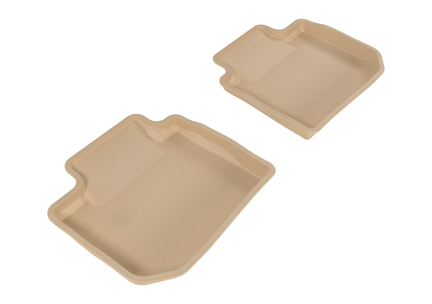 3D MAXpider L1SB00821502 KAGU Floor Mat; Tan; 2 pc.; Rear; 3D MAXpider L1SB00821502